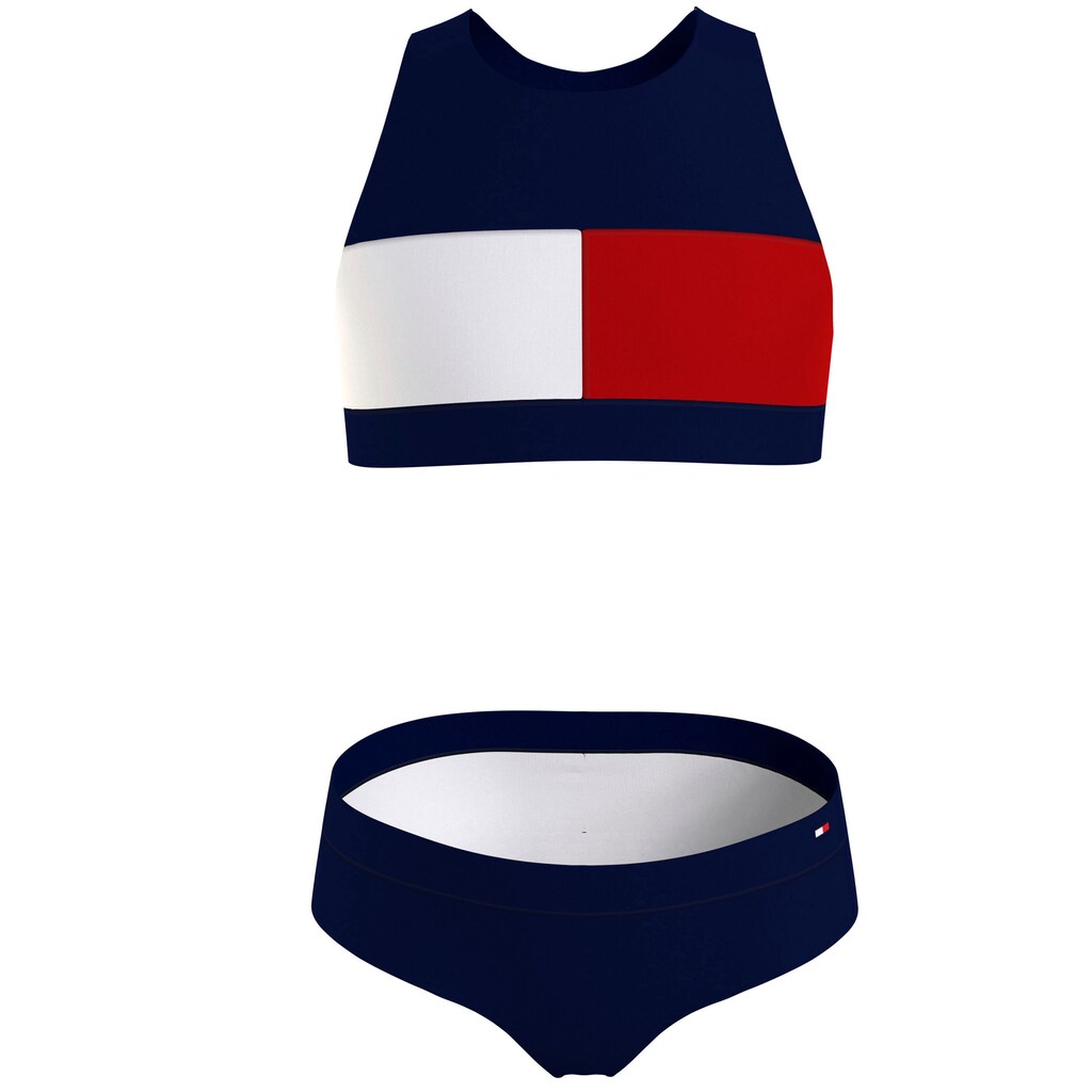 Tommy Hilfiger Swimwear Bustier-Bikini, in Crop-Top-Form