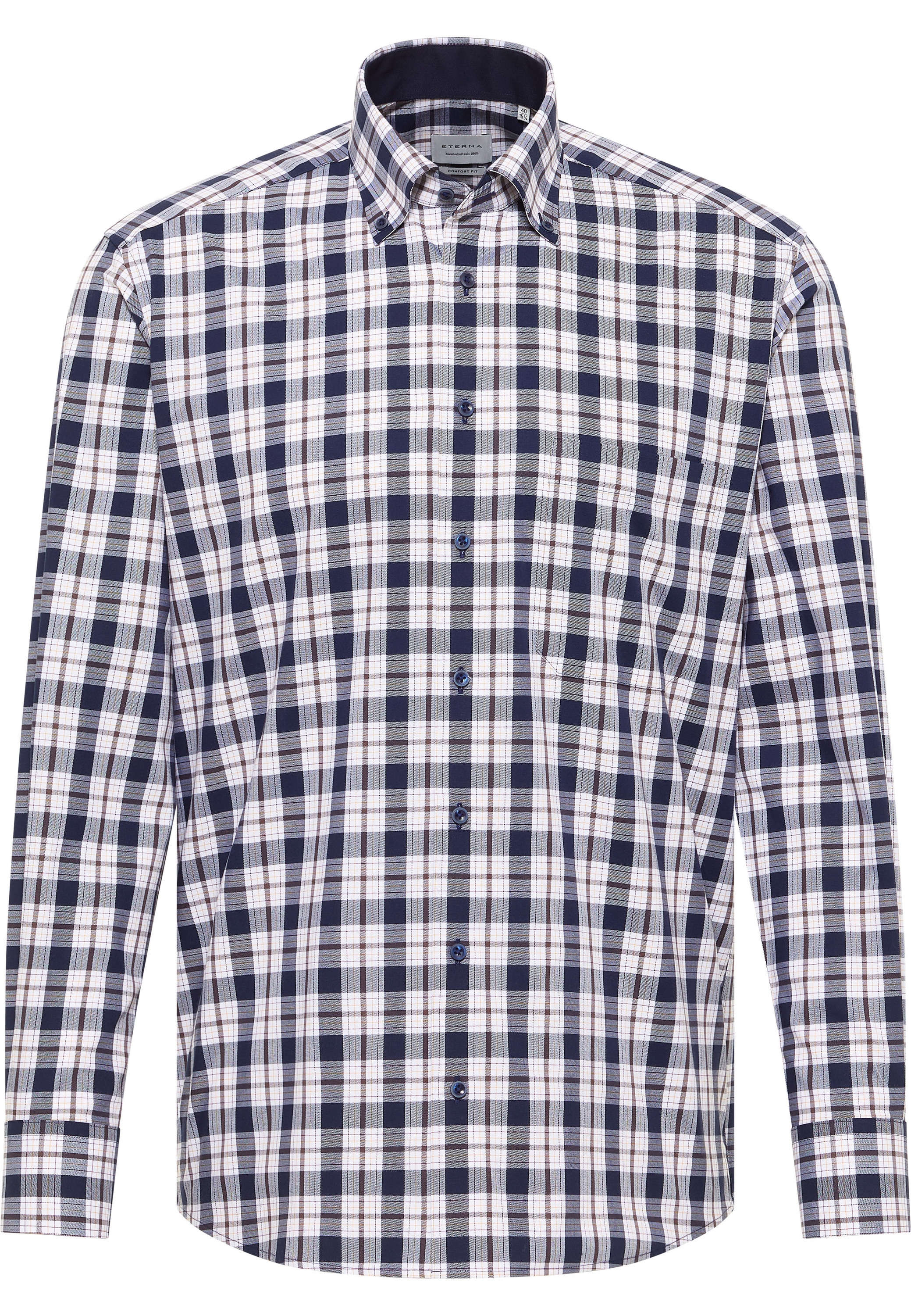 Eterna Langarmhemd »COMFORT FIT«, NON IRON (bügelfrei)