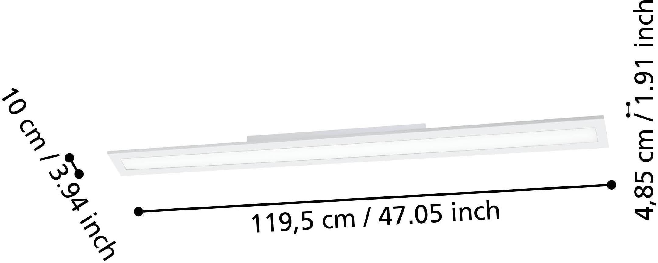 EGLO Deckenleuchte »SALOBRENA-Z« LED-Modul 1 Stk. warmweiß - kaltweiß App/Sprachsteuerung Alexa,‎120x10x4,5cm, exkl. Fernbedienung
