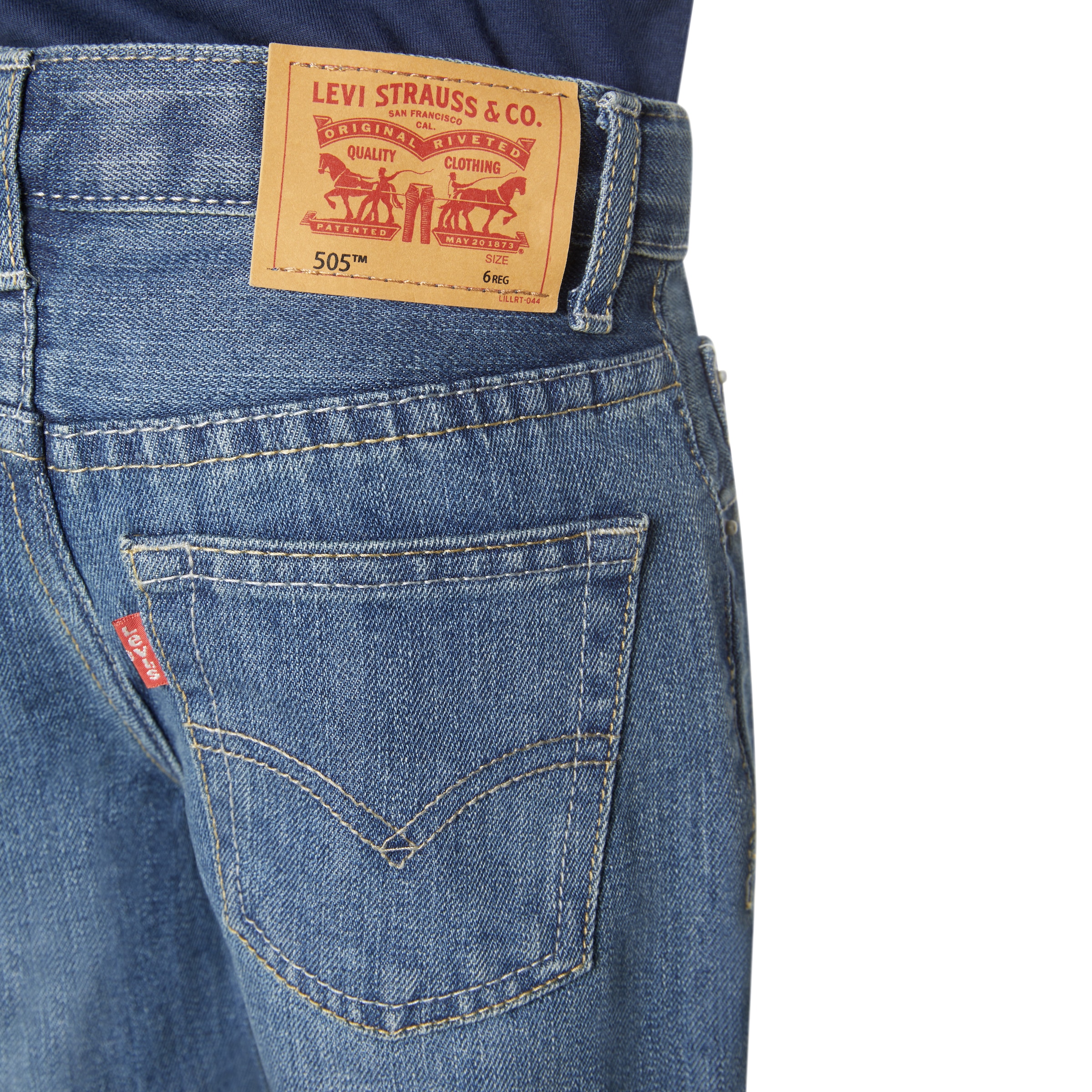 Levi's® Kids Regular-fit-Jeans »LVB 505 REGULAR FIT JEAN« im Five-Pocket Style