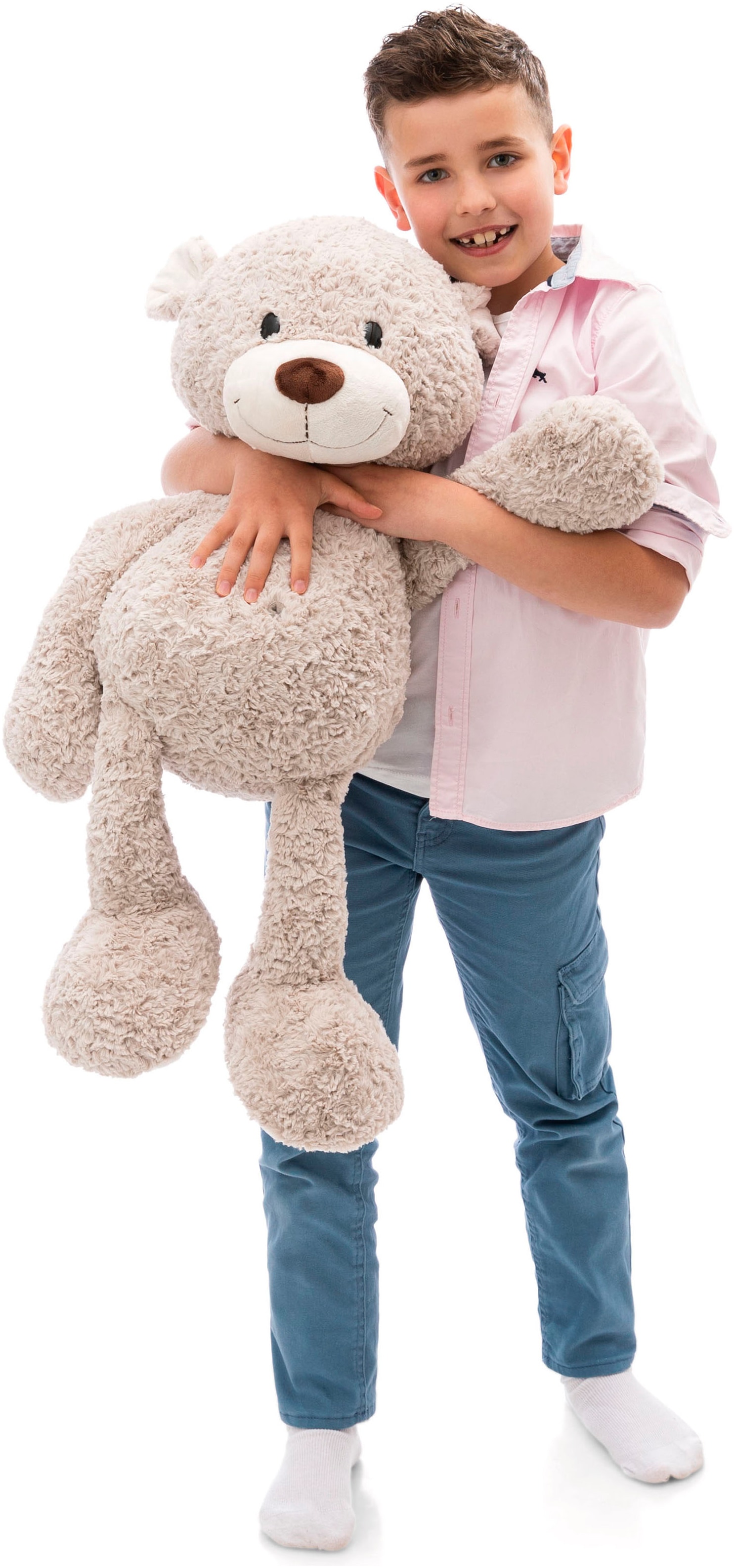 Nici Kuscheltier »Classic Bear, Bär Finni, 70 cm schlenkernd«, schlenkernd; enthält recyceltes Material (Global Recycled Standard)