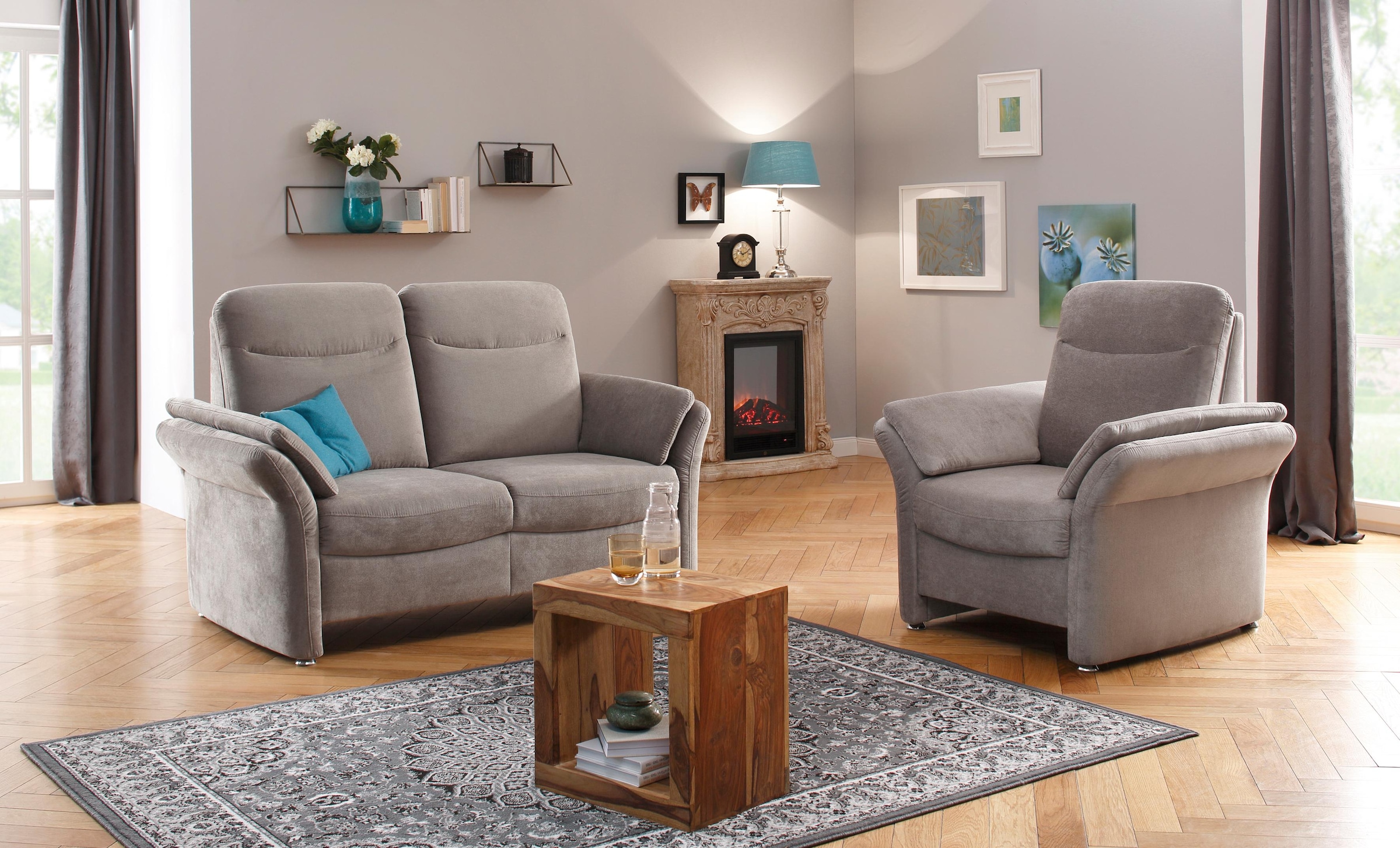 Home affaire 2-Sitzer »Tahoma«, mit Armteilverstellung, Federkern