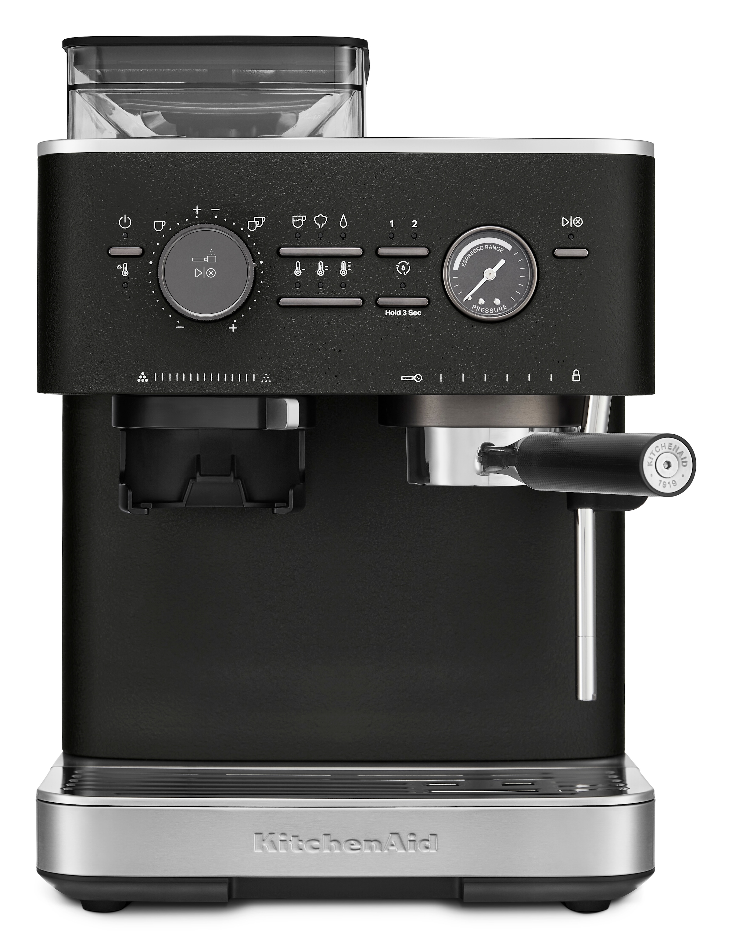 KitchenAid Espressomaschine »5KES6551EBK«, Siebträger mit Mühle