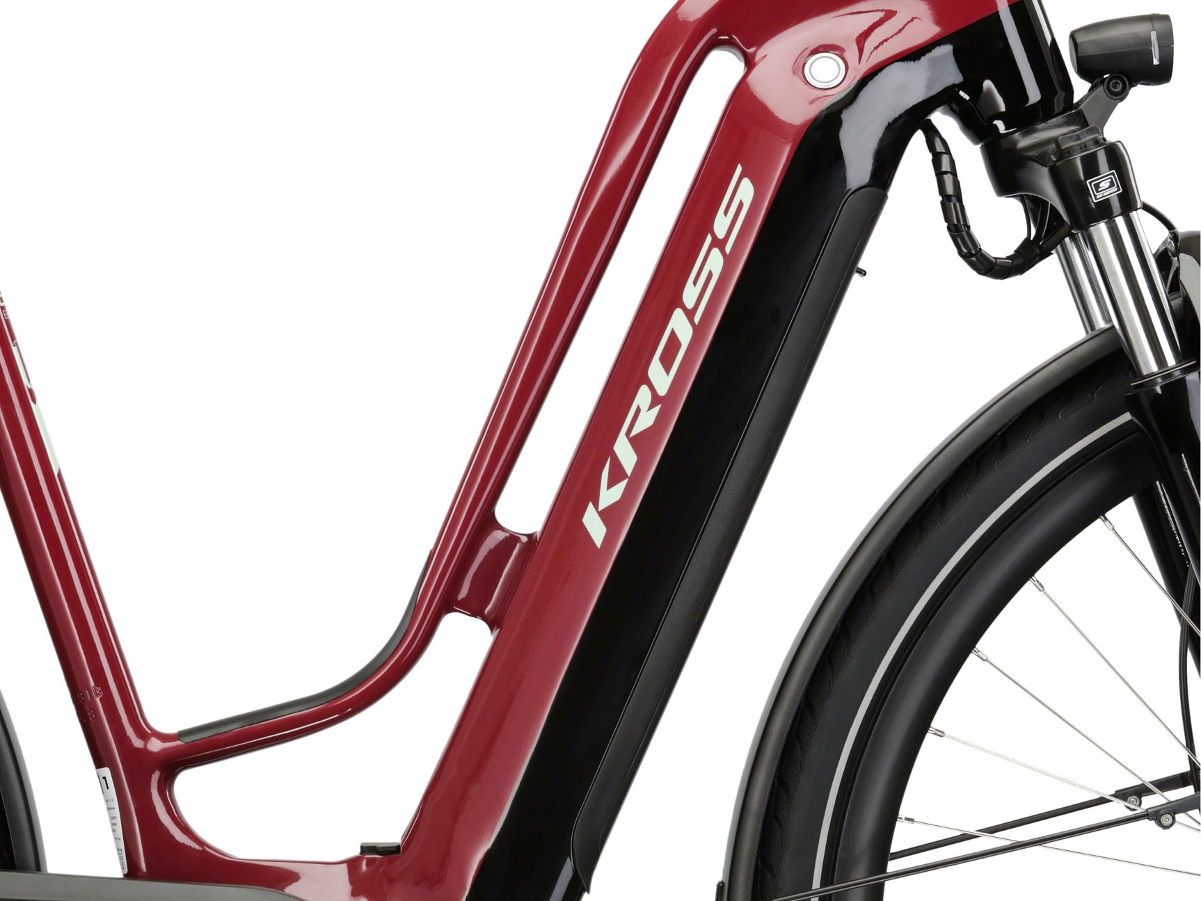 Kross E-Bike »E-Citybike Damen Sentio 6.0 28" rot«, 8 Gang, Shimano, Nexus, Mittelmotor 250 W, Pedelec, Elektrofahrrad für Damen und Herren