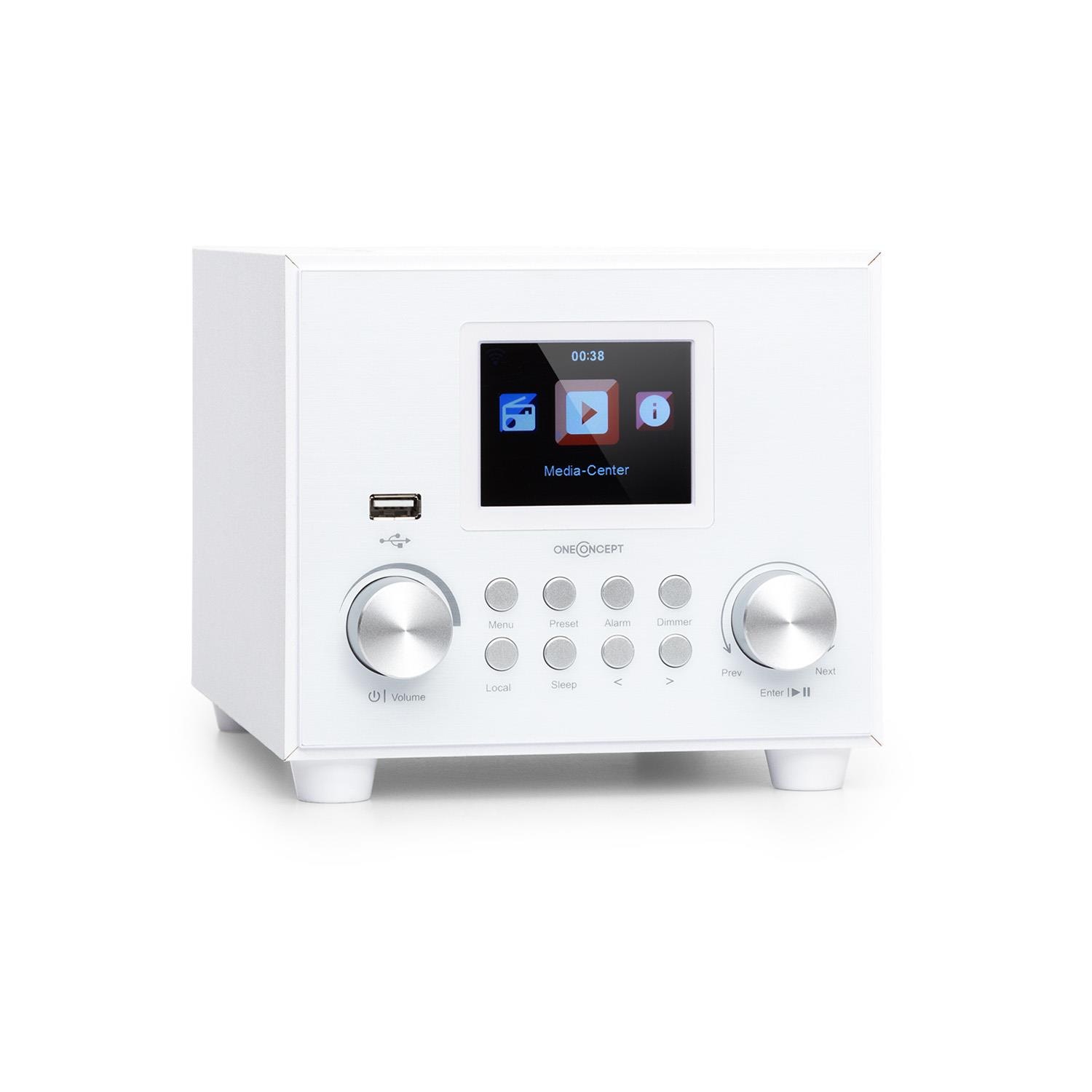 ONECONCEPT Internetradio 3W & 5W RMS WLAN BT