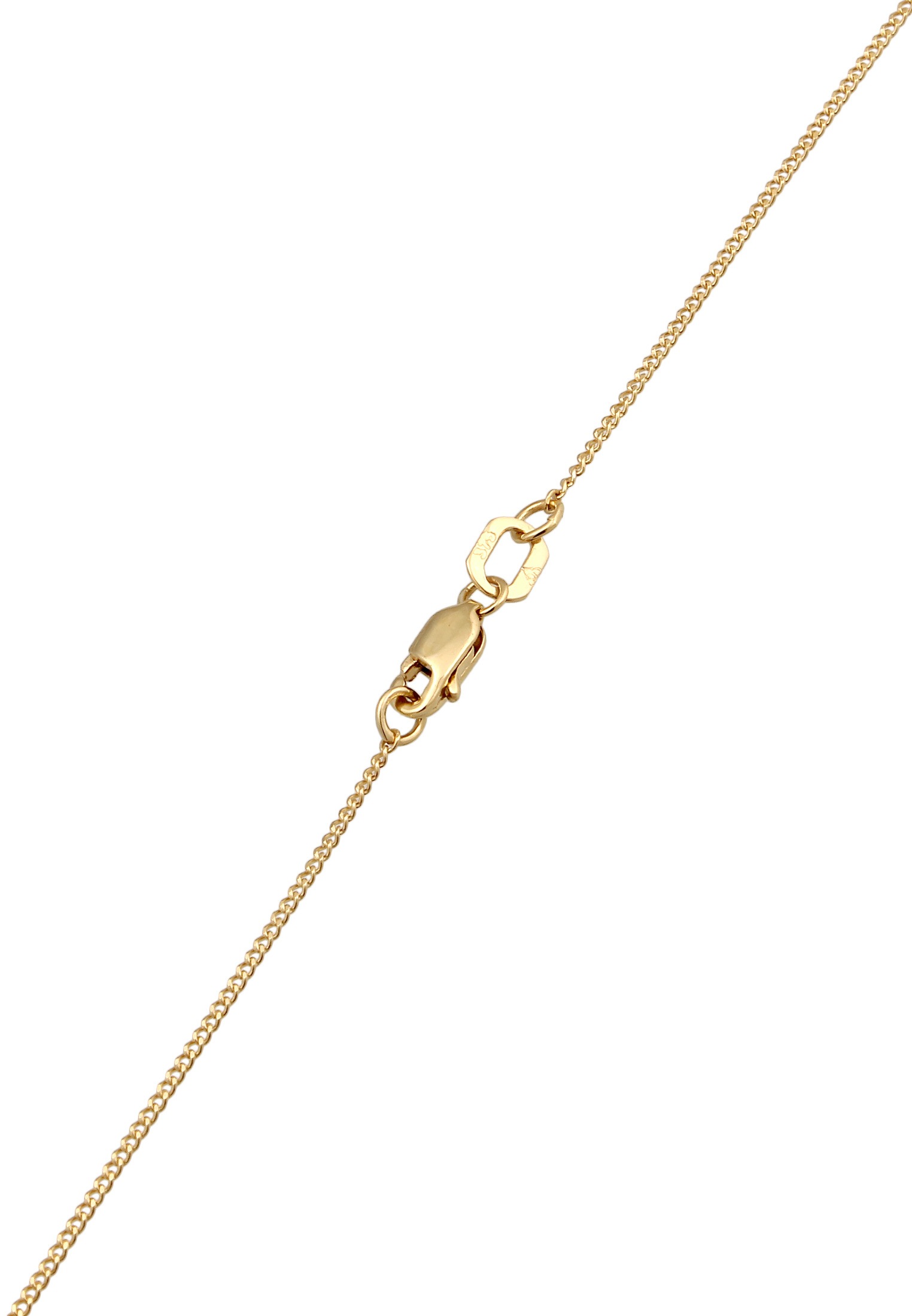 Elli Premium Y-Kette »Halskette Y-Kette Panzerkette Klassik 375 Gelbgold«
