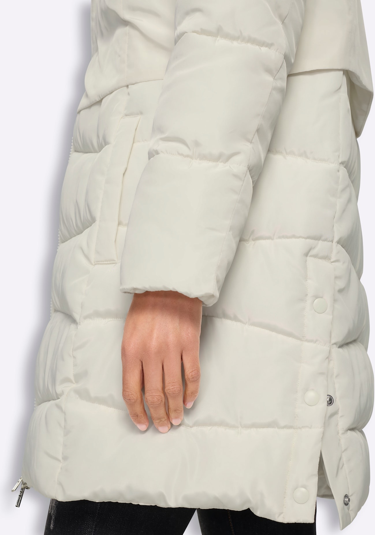 heine Langjacke mit Kapuze