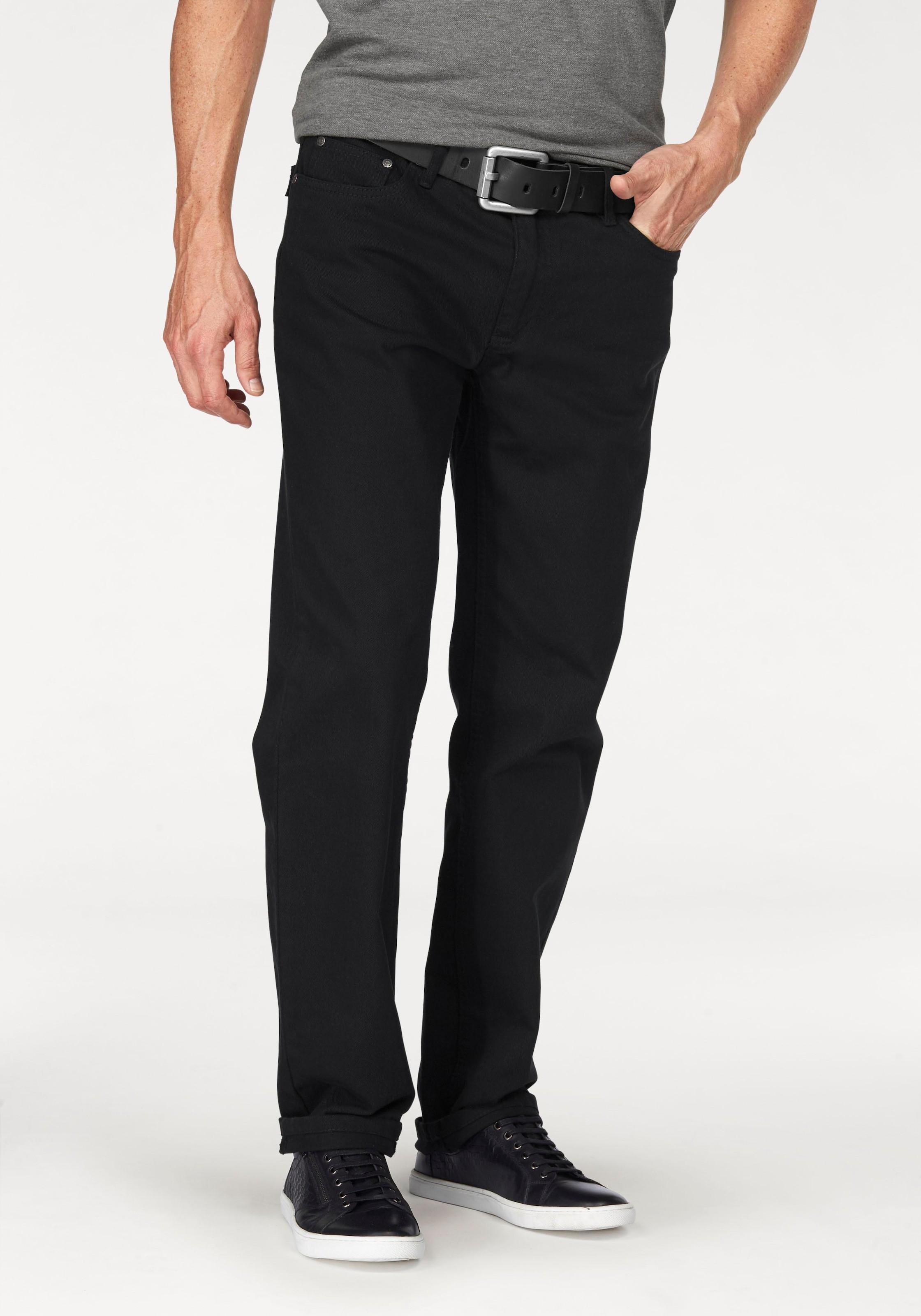 Regular-fit-Jeans »James«, regular fit, gerades Bein, Five-Pocket-Form, normale Leibhöhe