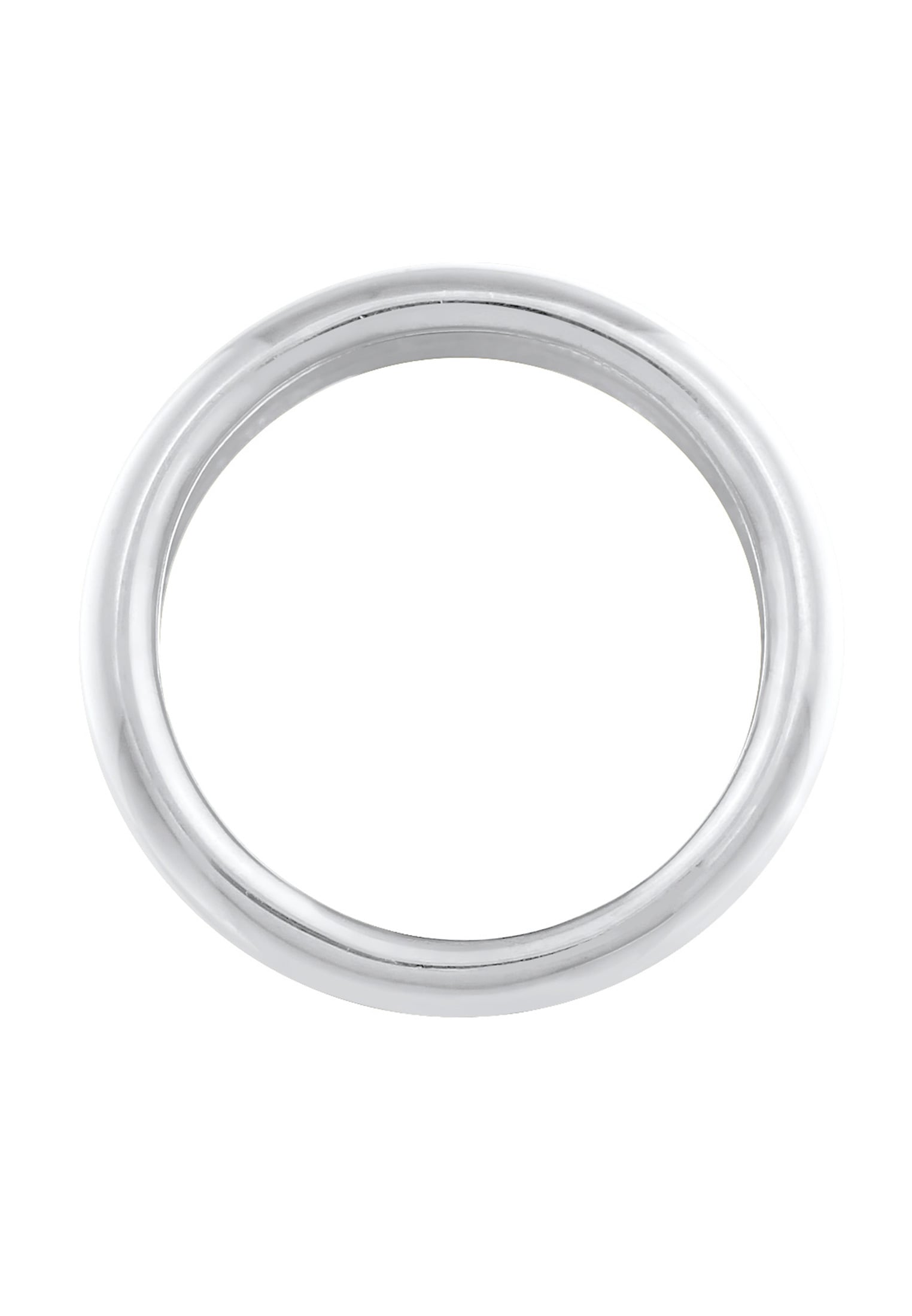 Elli Premium Fingerring »Ring Breit Schlicht Bandring Trend 925 Sterling Silber«