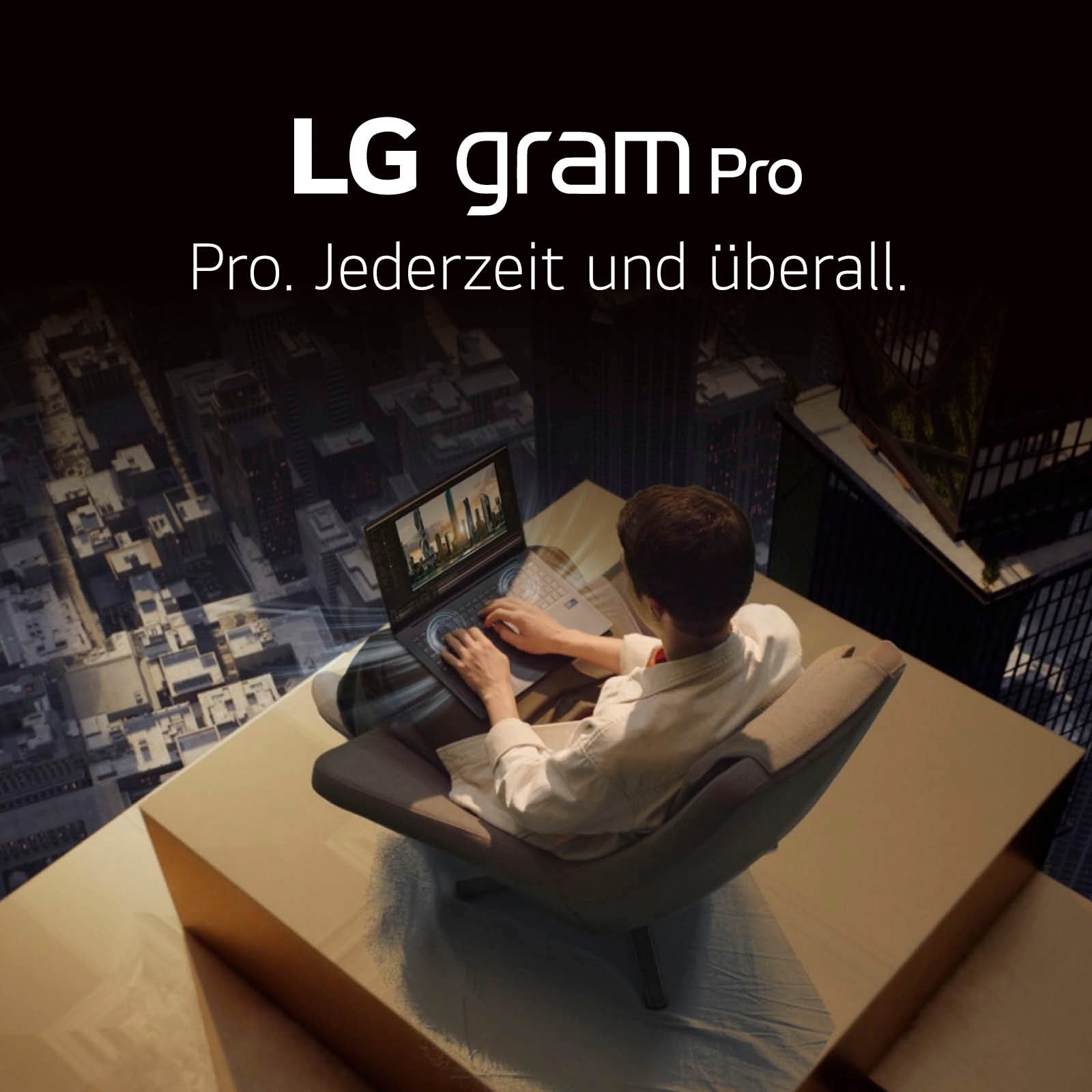 LG Business-Notebook »Gram Pro 16 Ultralight Laptop, IPS-Display, 32GB RAM, Windows 11 Home,«, 40,6 cm, / 16 Zoll, Intel, Core Ultra 7, ARC, 2000 GB SSD, 16Z90SP-G.AD7BG, 2024