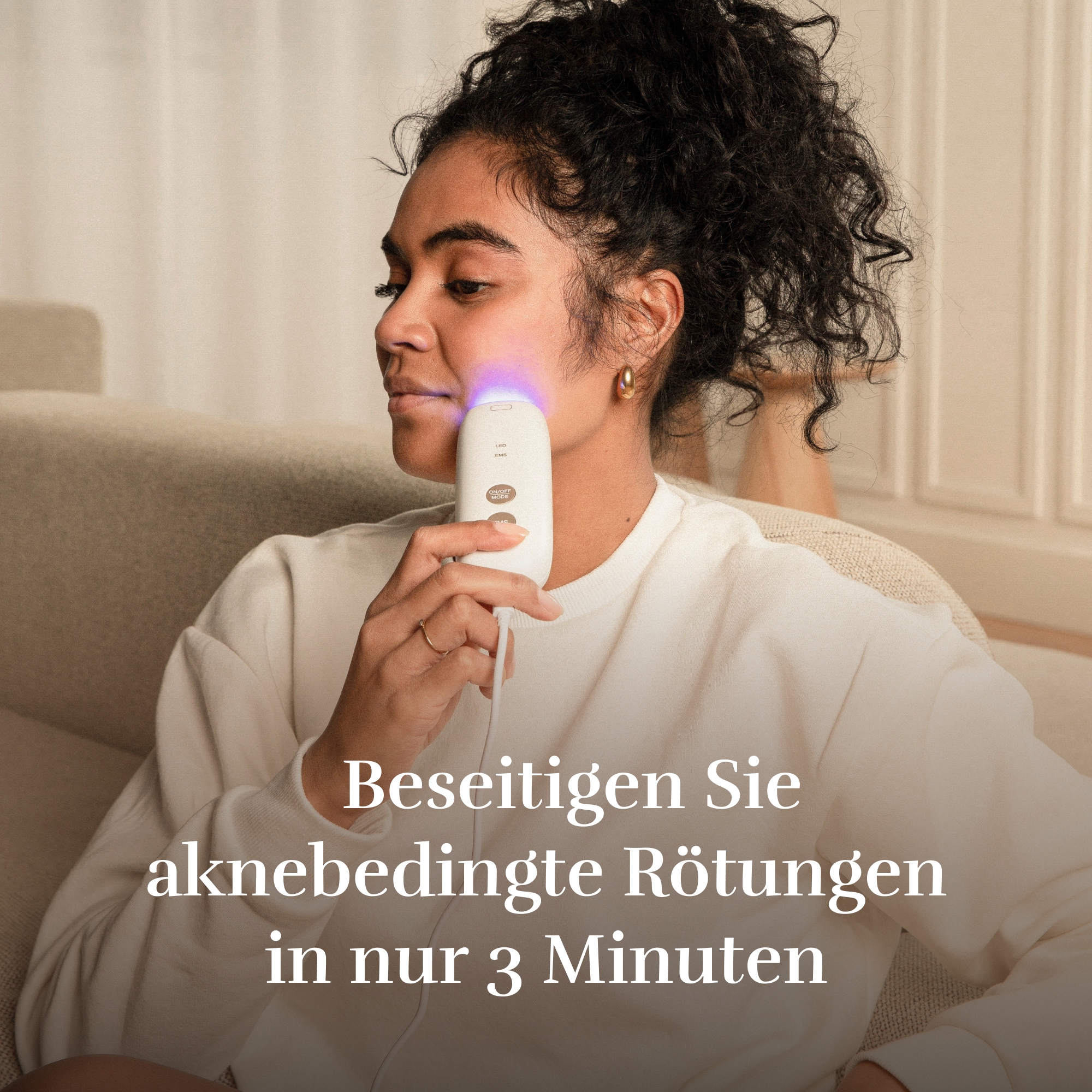 Silk'n EMS-Gerät »LED EMS Face Mask«, (Gesichtsmaske-Fernebedienung-USB Ladekabel), Duale Technologie mit LED und elektrischer Muskelstimulation