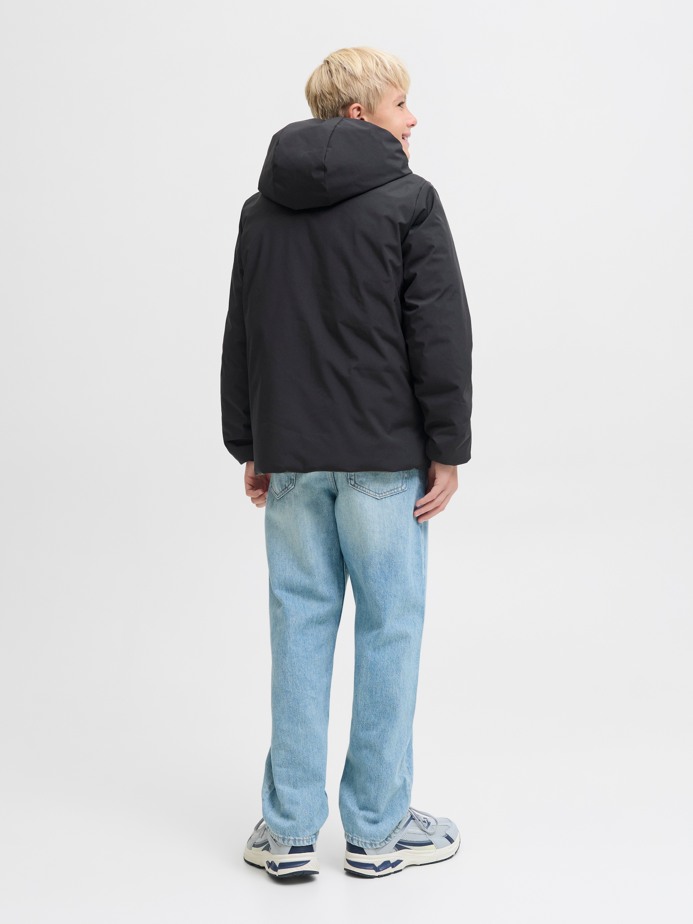 Jack & Jones Junior Outdoorjacke »JJEBROOK REVERSIBLE JACKET SN JNR«, mit Kapuze