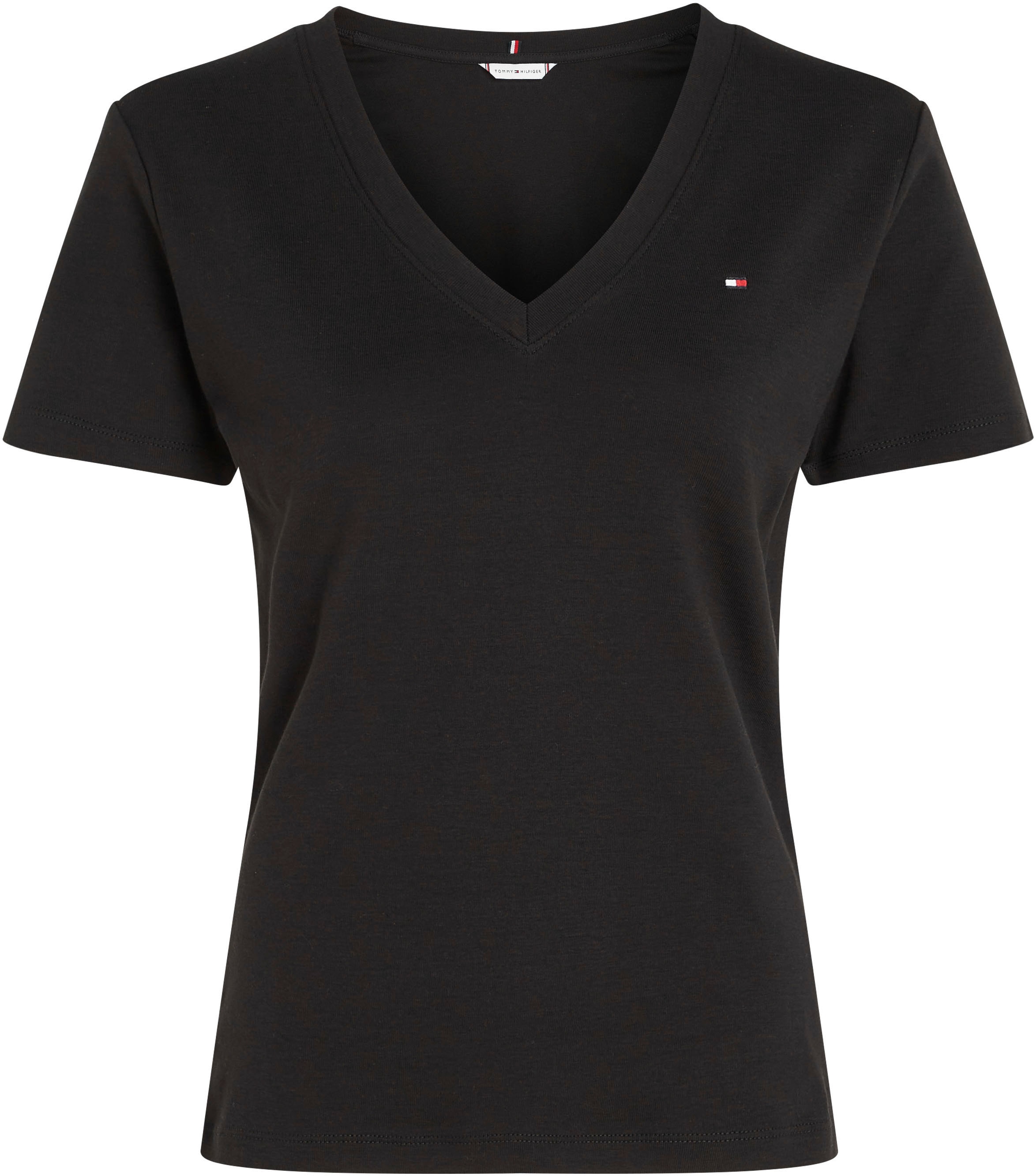 SLIM großen Größen OTTO V-NECK Shop Tommy SS«, Online V-Shirt »CRV im Curve CODY Hilfiger in NEW