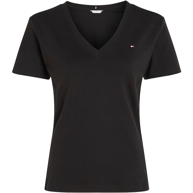 Tommy Hilfiger Curve V-Shirt »CRV NEW SLIM CODY V-NECK SS«, in großen  Größen im OTTO Online Shop
