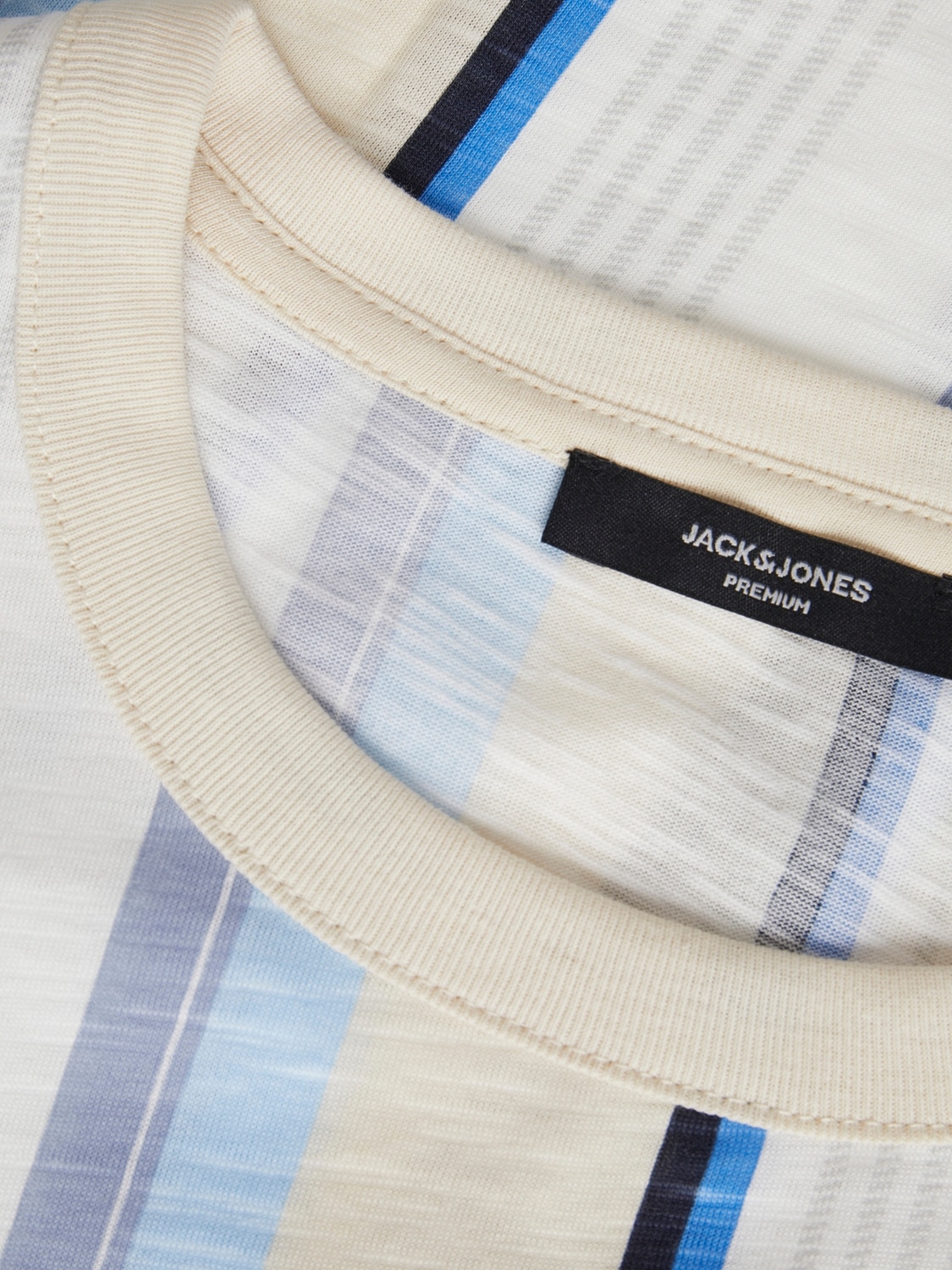 Jack & Jones T-Shirt »JPRBLAPALMA AOP SS TEE CREW NECK SN«