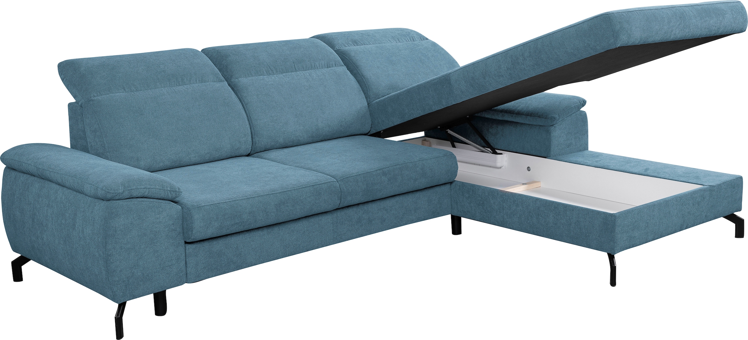 WERK2 Ecksofa »Panama«, Modernes Sofa mit Schlaffunktion, Bettkasten,  Kopfteile verstellbar bestellen online bei OTTO