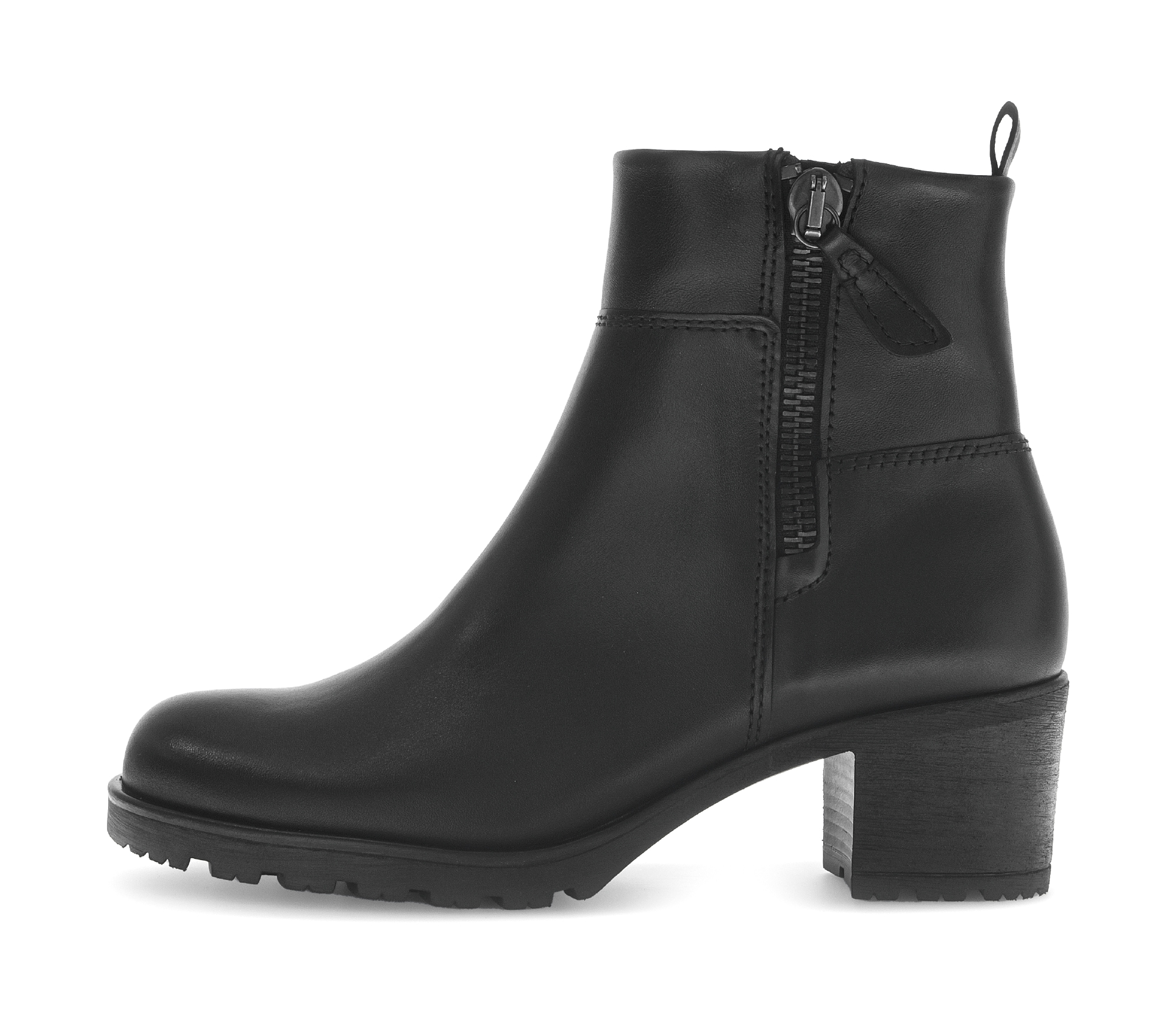 Gabor Stiefelette »St. Tropez«, Blockabsatz, Boots mit Zierreißverschluss außen, G-Weite
