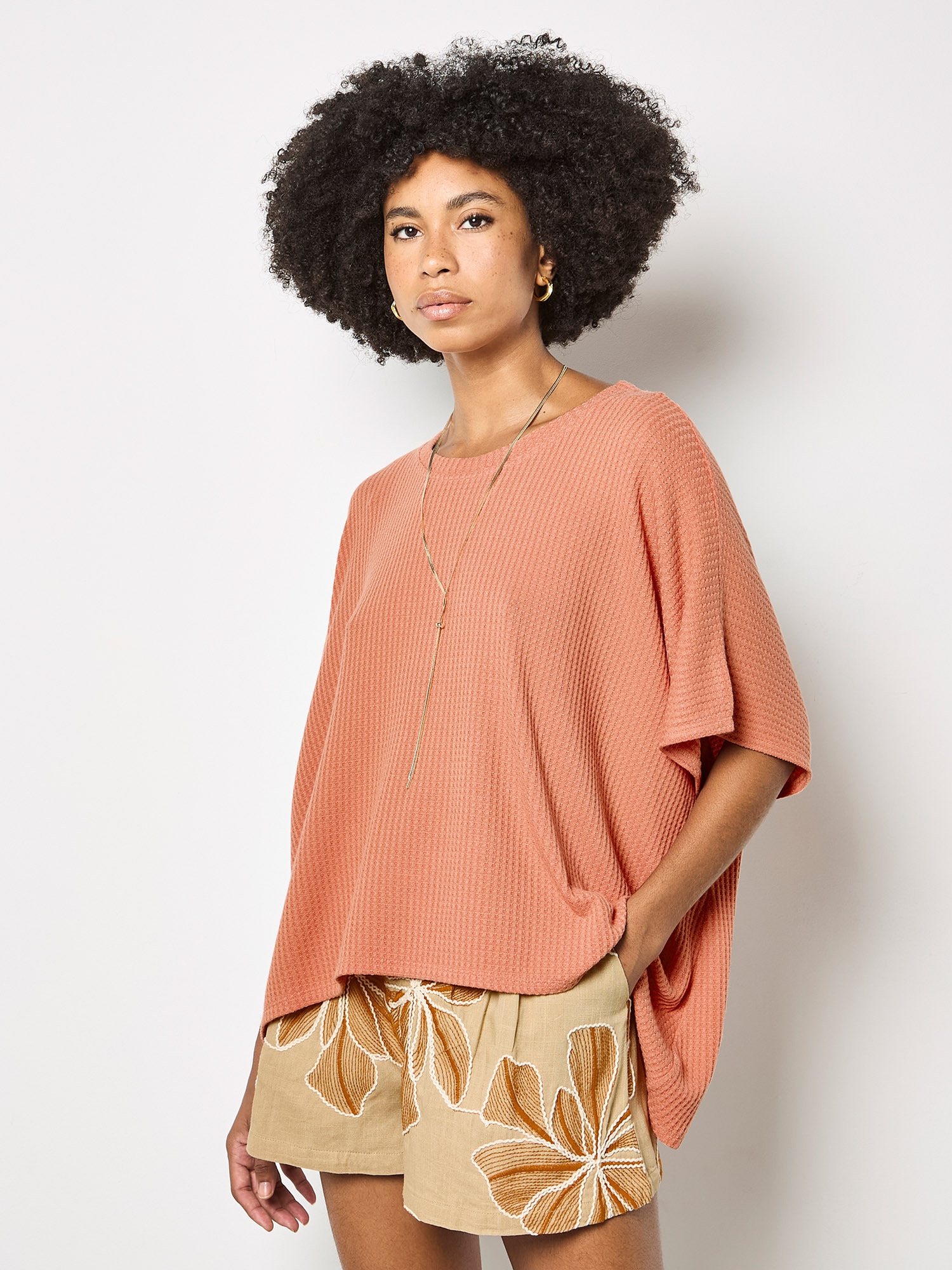 Apricot Longtop »Top« mit strukturierter Oberfläche