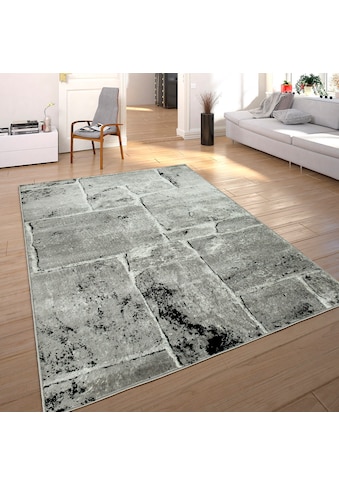 Paco Home Teppich »Sinai 050«, rechteckig, 13 mm Höhe, Kurzflor, Stein Muster, ideal... kaufen