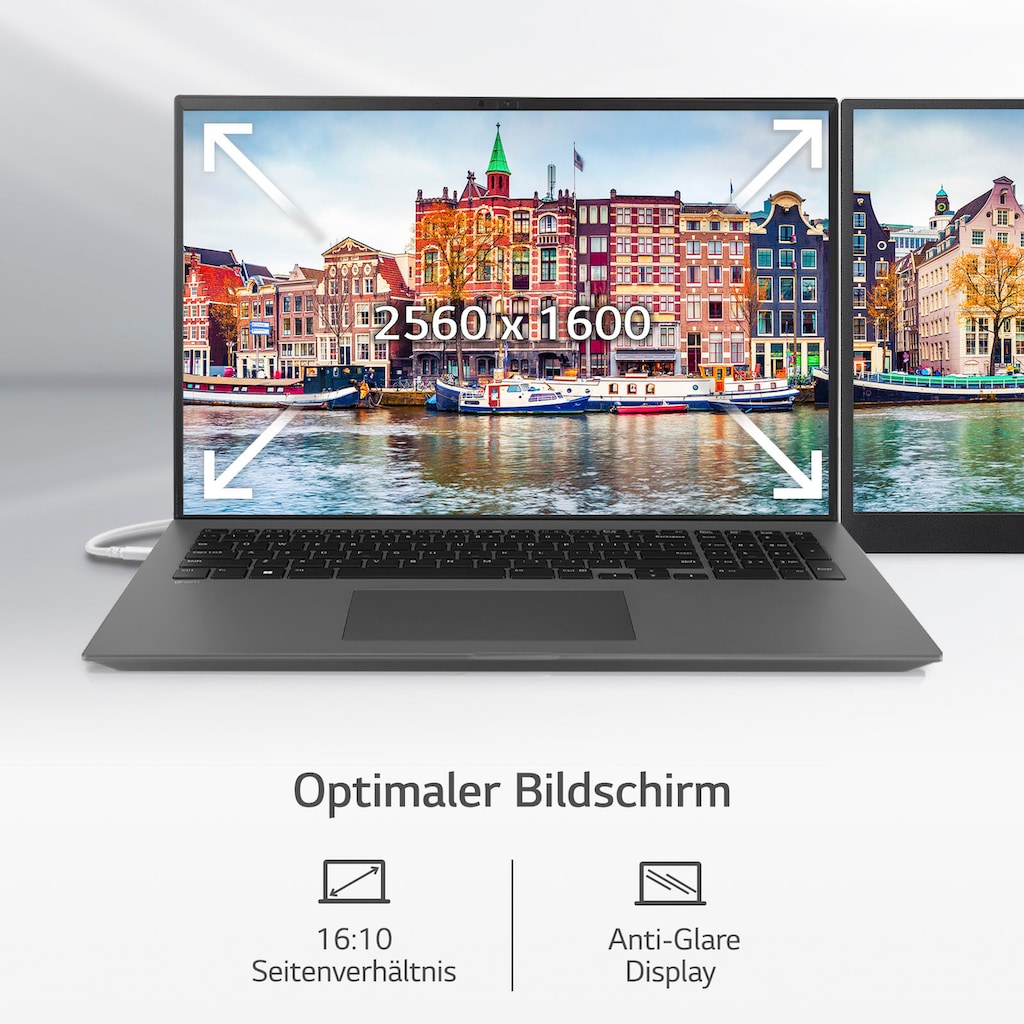 LG Notebook »gram 17«, 43,18 cm, / 17 Zoll, Intel, Core i7, Iris© Xe Graphics, 1000 GB SSD