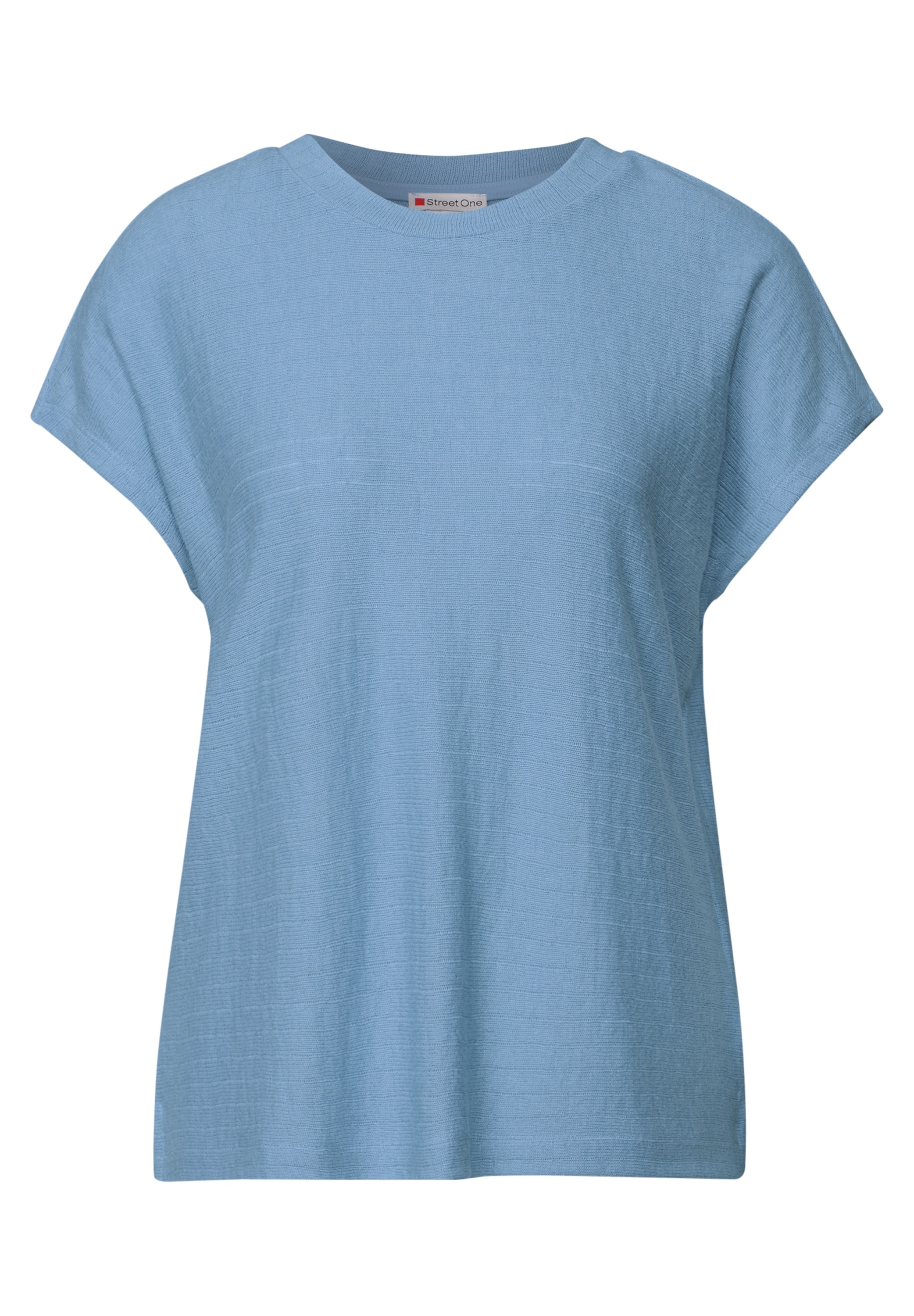 STREET ONE T-Shirt, mit Streifenstruktur