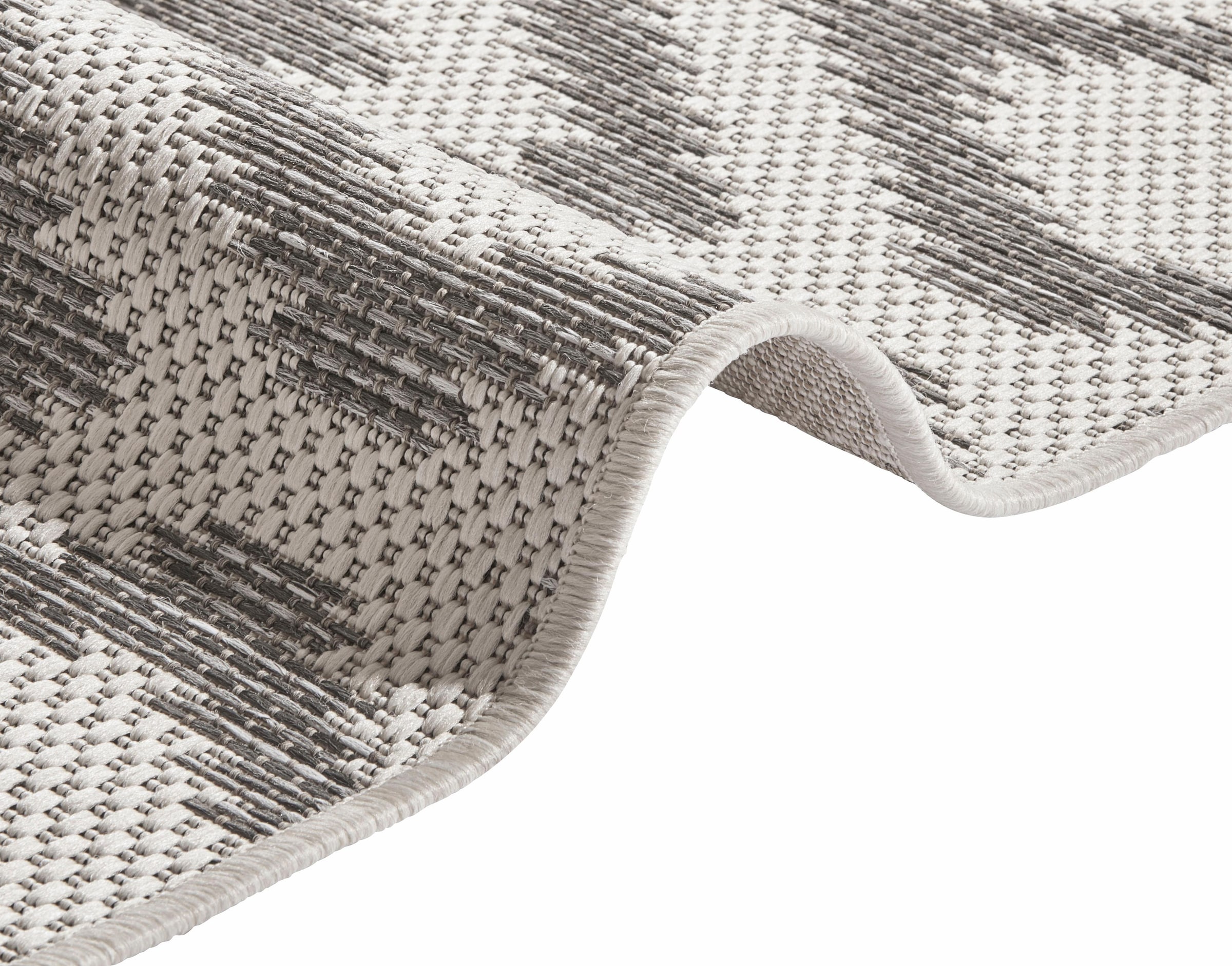 NORTHRUGS Teppich »Isle«, rechteckig, 4 mm Höhe, In-und Outdoor geeignet, Strapazierfähig und pflegeleicht, Flachgewebe