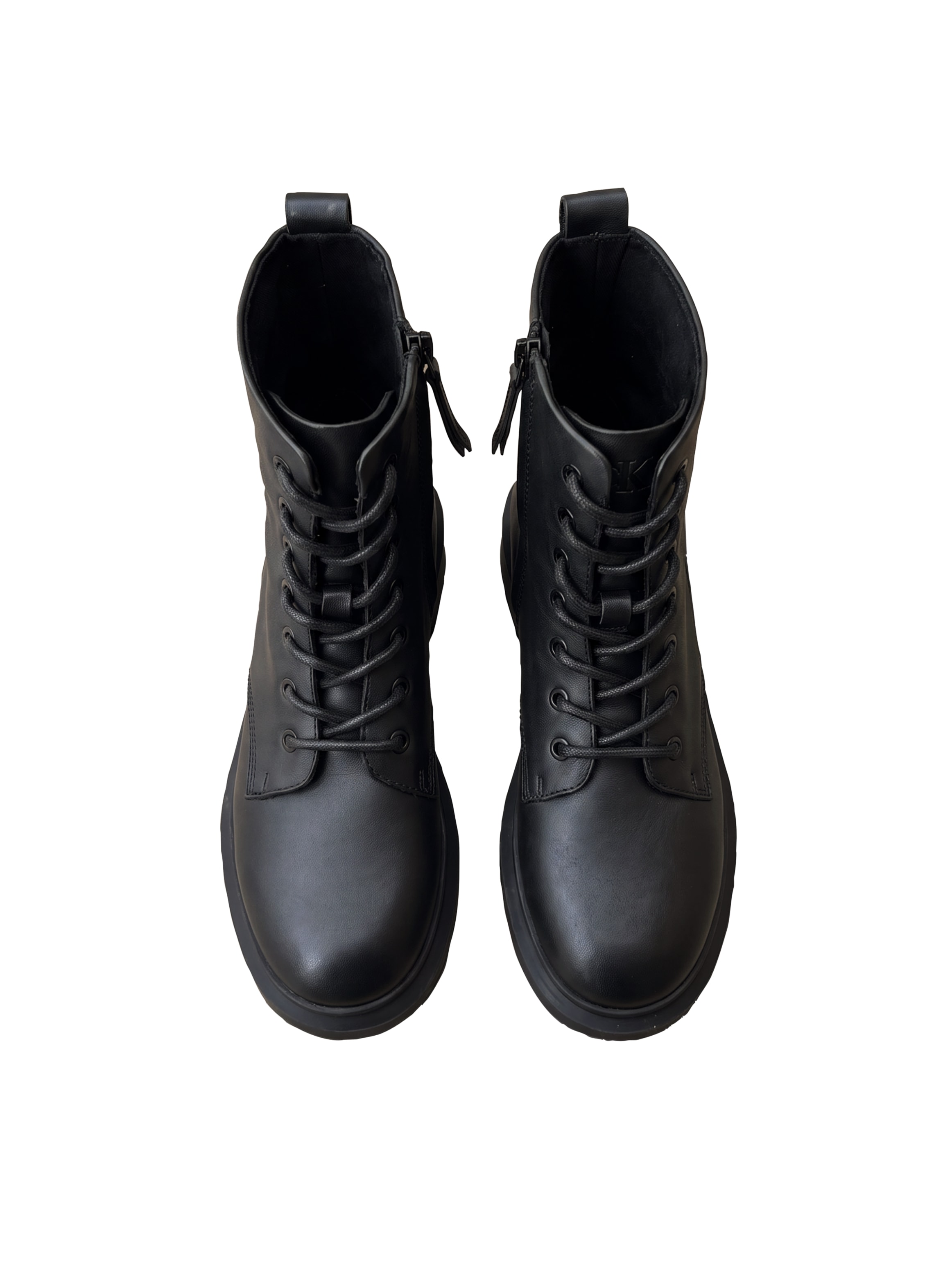 Calvin Klein Schnürstiefelette »SPORTY BOOT LACE UP LTH«  Schnürboots, Blockabsatz, mit Anziehlasche