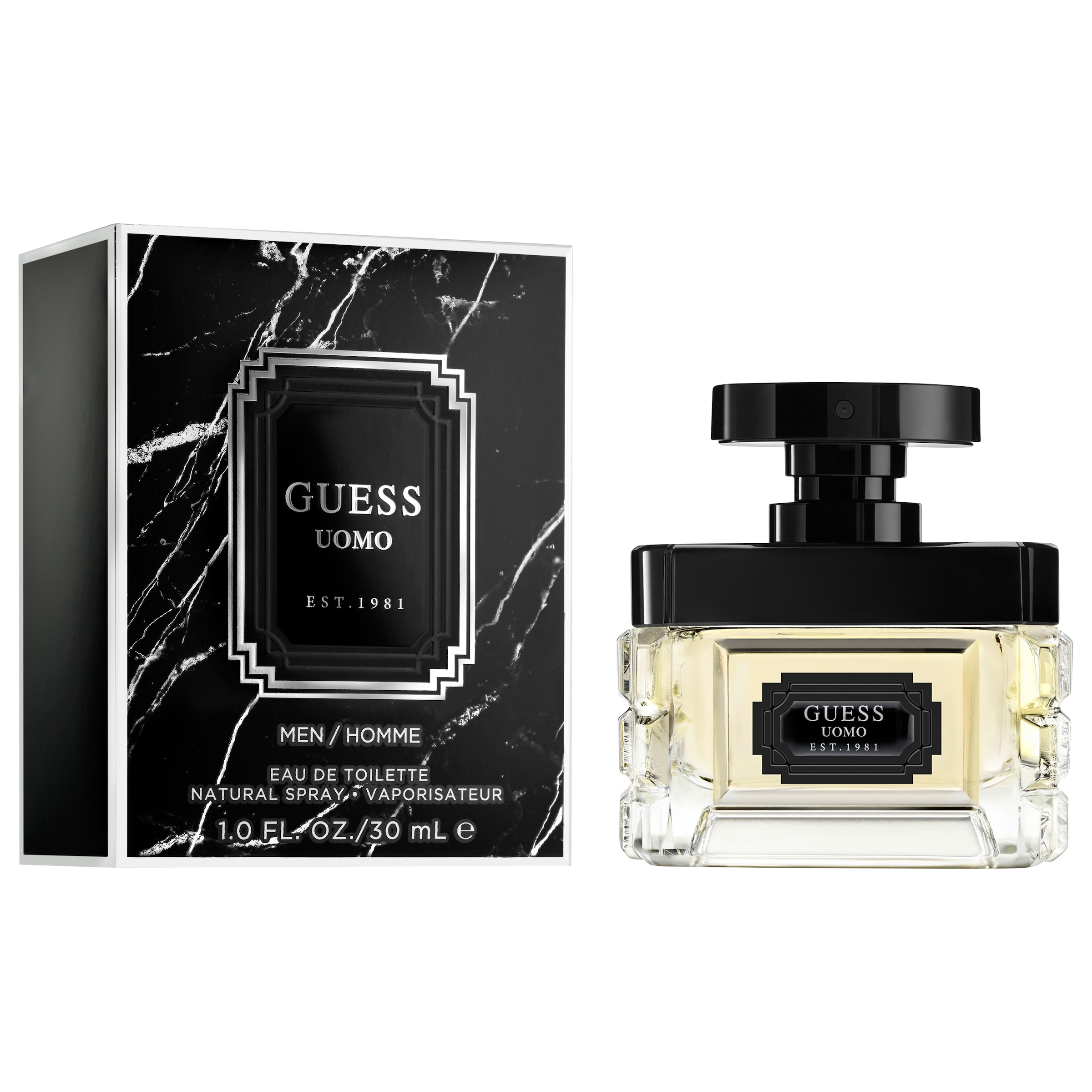 Guess Eau de Toilette »UOMO EDT« für Herren, mit Amber-Fougere-Duft