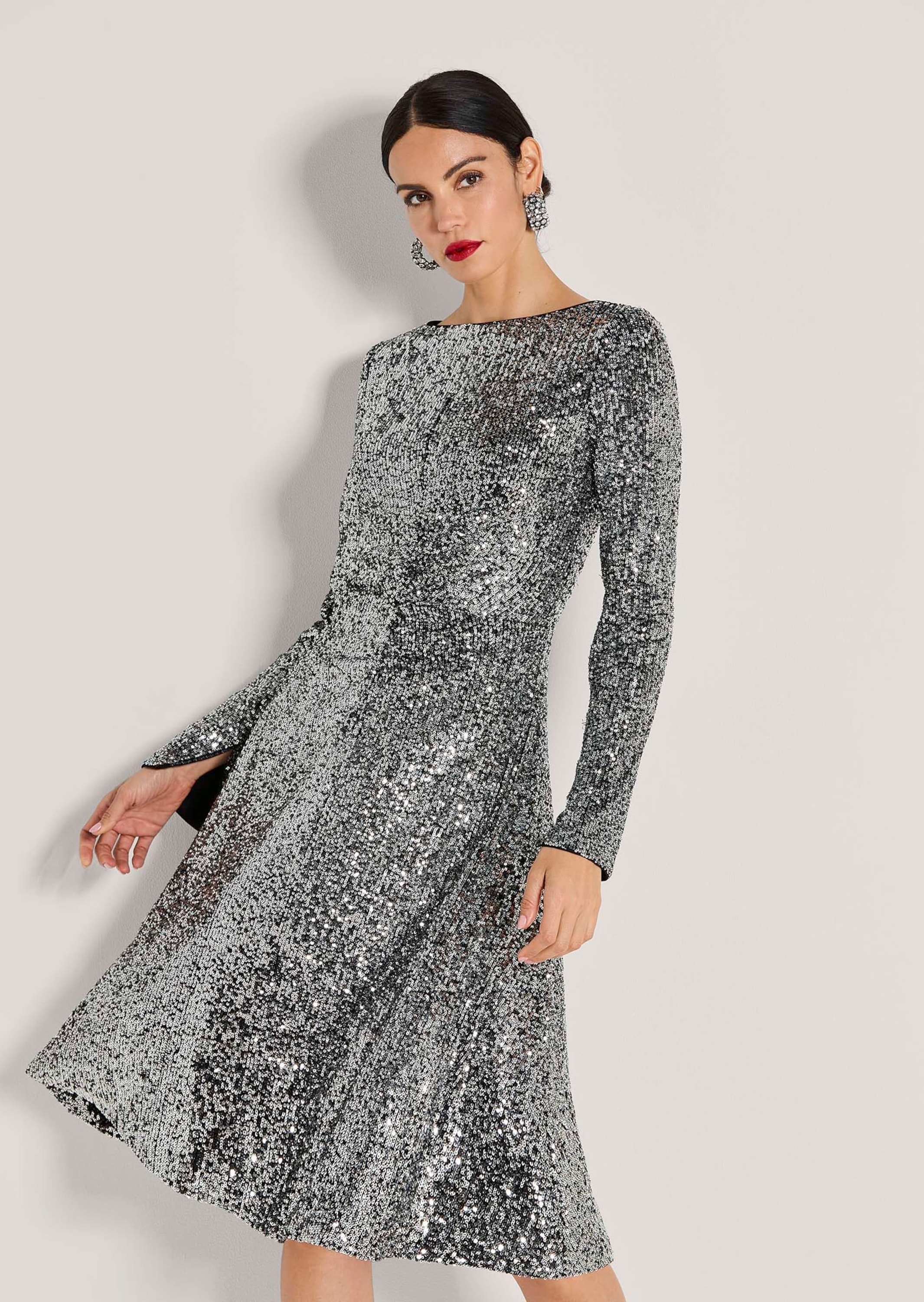 MADELEINE Cocktailkleid »Paillettenkleid Abendkleid mit Glanzeffekt«