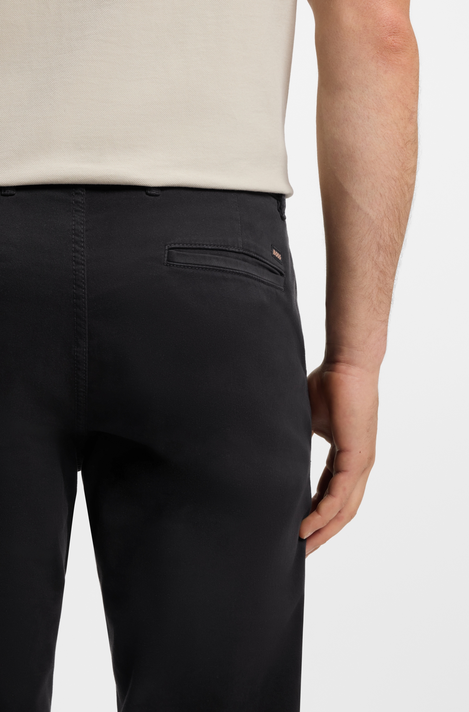 BOSS ORANGE Chinohose »slim«, mit Gesäßtaschen