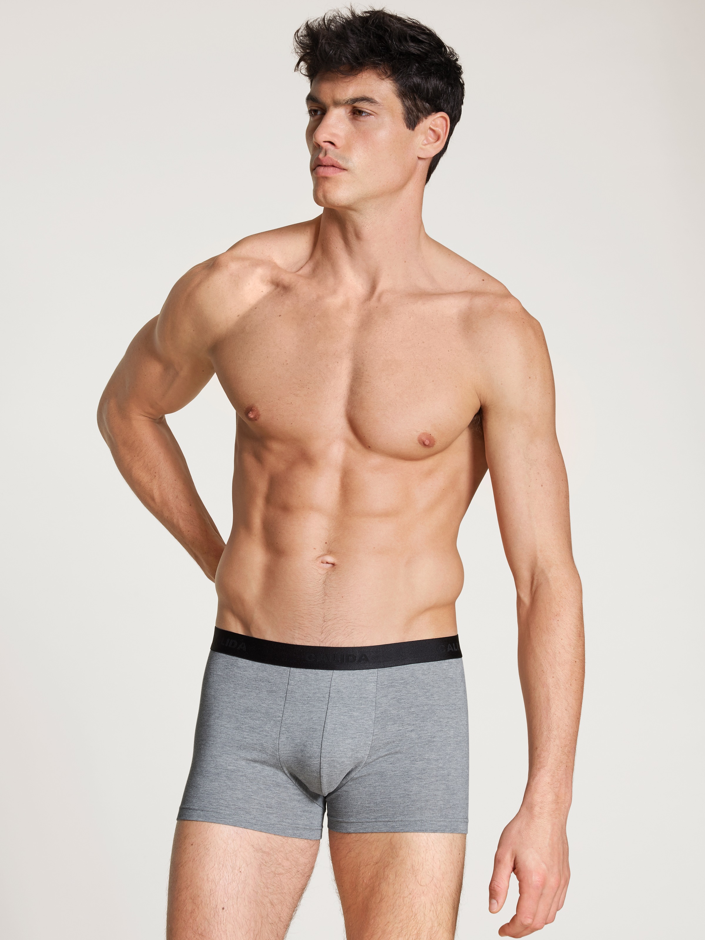 CALIDA Boxershorts »Natural Benefit«, (3er Pack), Single Jersey-Qualität, elastisch