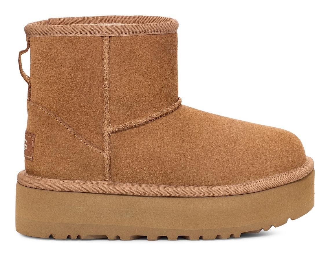 UGG Plateaustiefel »KIDS' CLASSIC MINI PLATFORM«, Winterboots, Plateau Boots, Schlupfstiefel mit Warmfutter