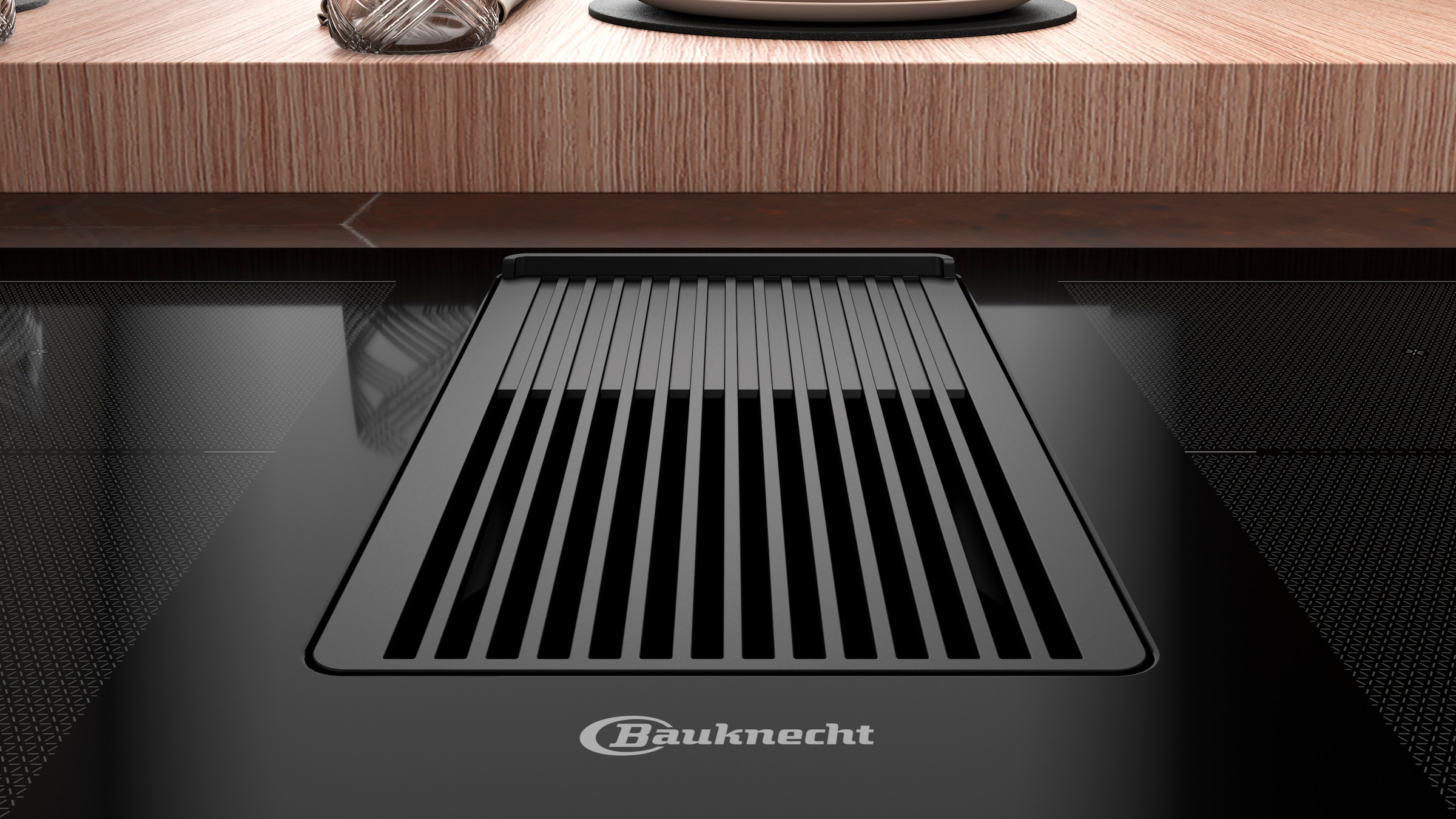 BAUKNECHT Kochfeld mit Dunstabzug »BVH80 Venting Flexi«, inkl. komplettem Installations-Zubehör für Kanalführung