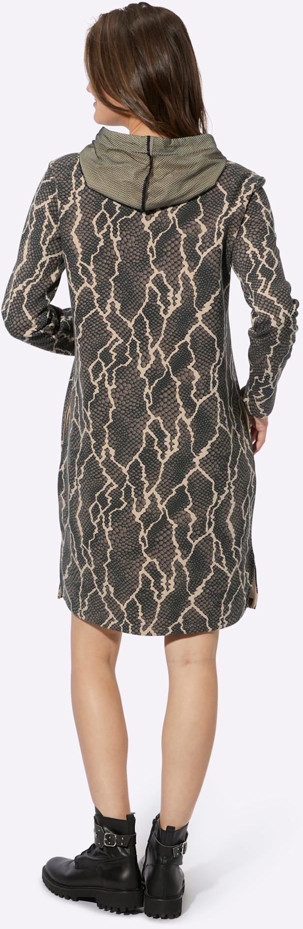Inspirationen Sweatkleid »Druck-Kleid«