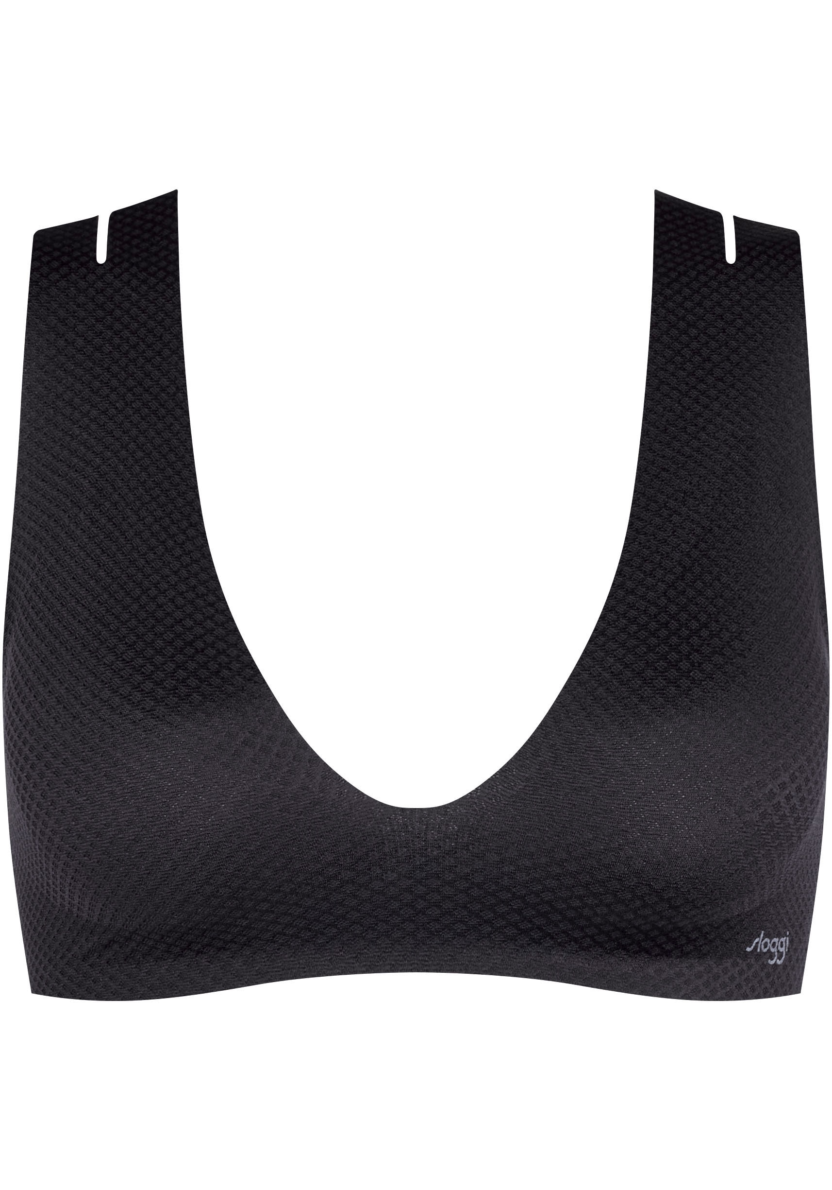 sloggi Bustier »ZERO Feel Flow Bralette«, ohne Bügel, Soft-BH, Double-Cut-Out-Träger