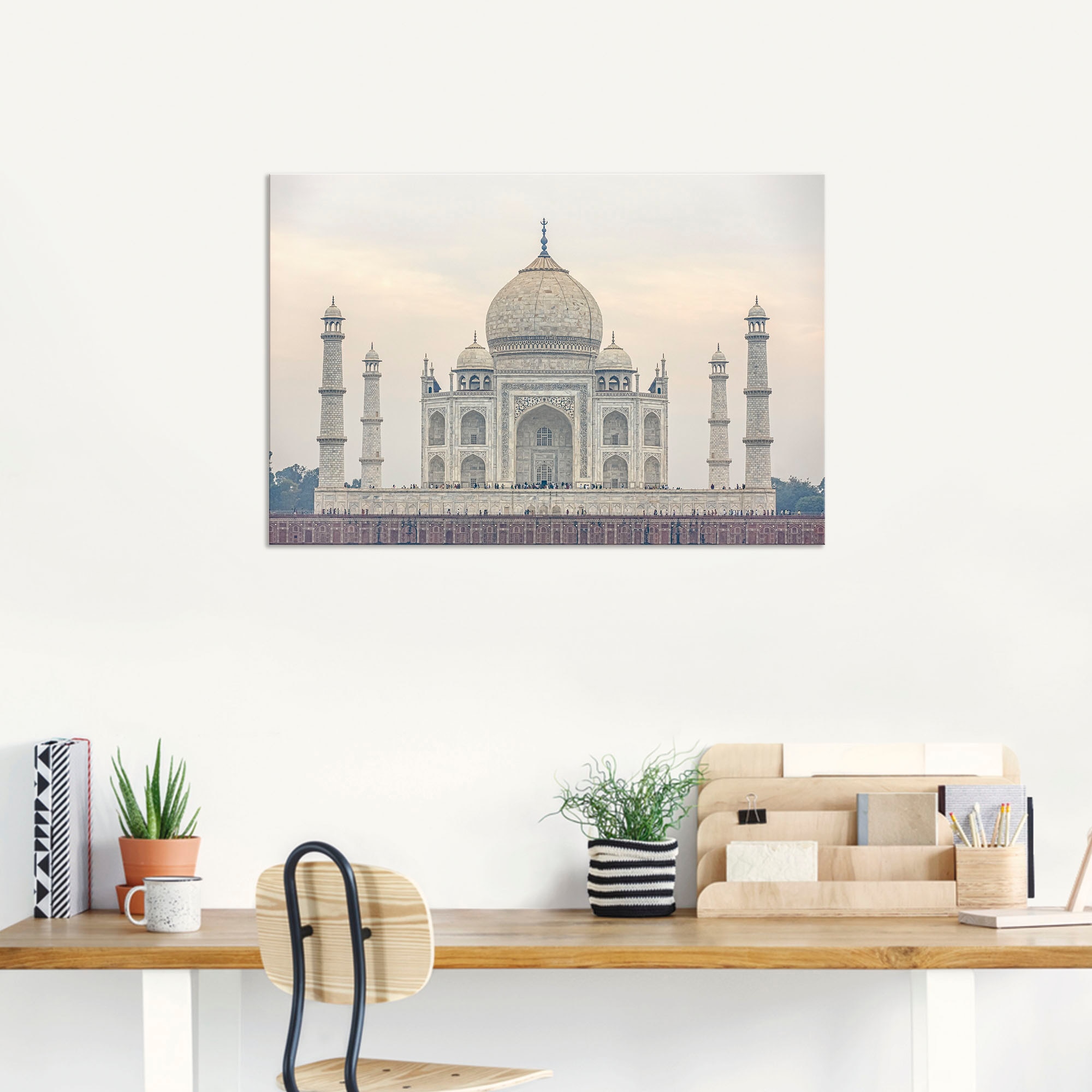 Artland Wandbild »Taj Mahal«, Gebäude, (1 St.), als Alubild, Outdoorbild, Poster in verschied. Größen