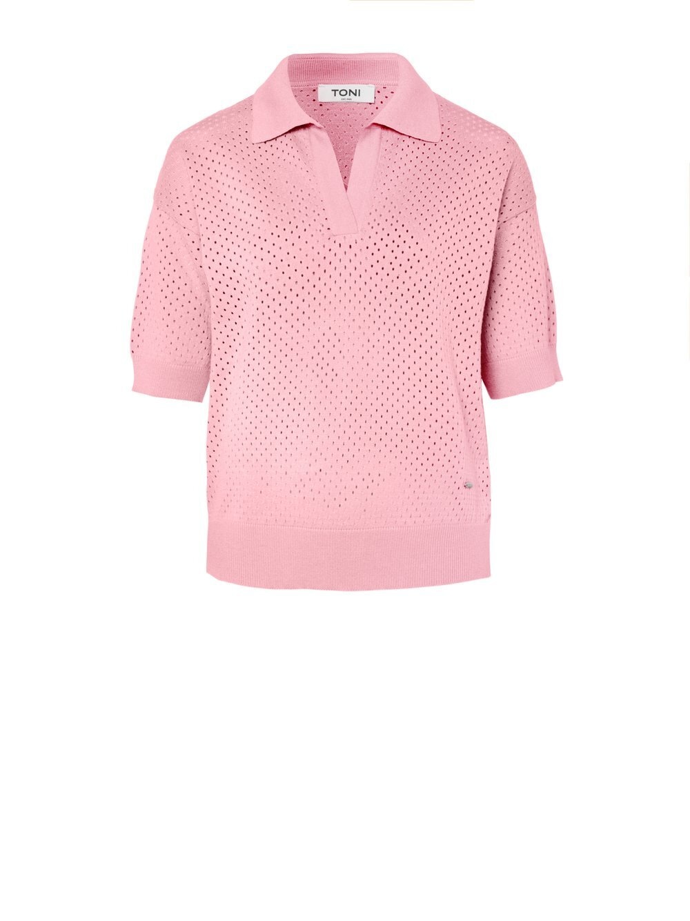 TONI Poloshirt »Greta« aus Lochstrick