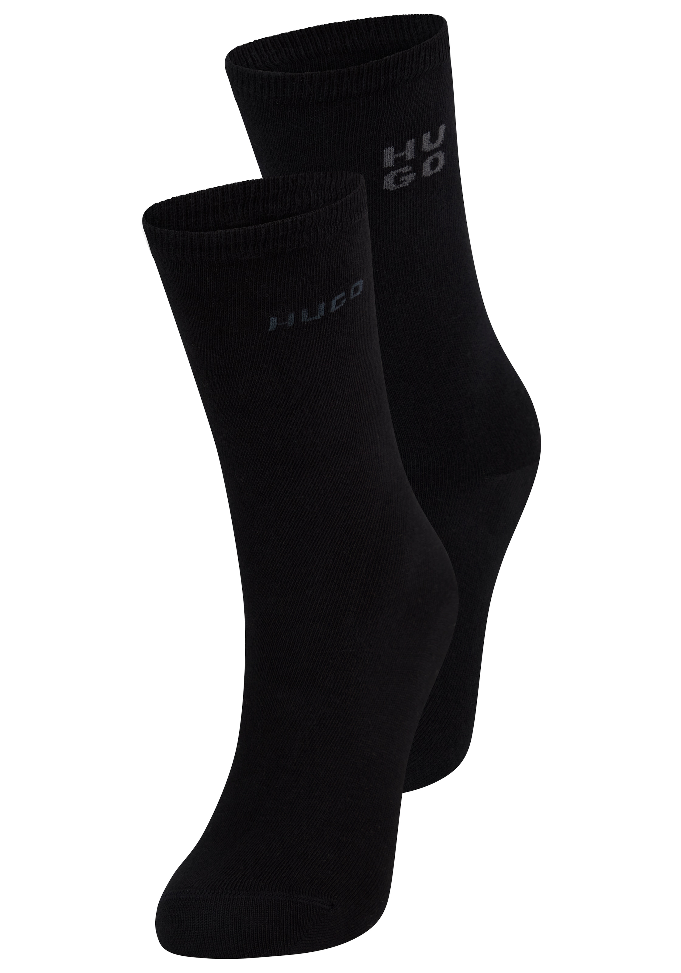 HUGO Underwear Socken »2P RS UNI LOGO CC« 2 Paar tlg. mit dezentem Logo, nahtlose Verarbeitung