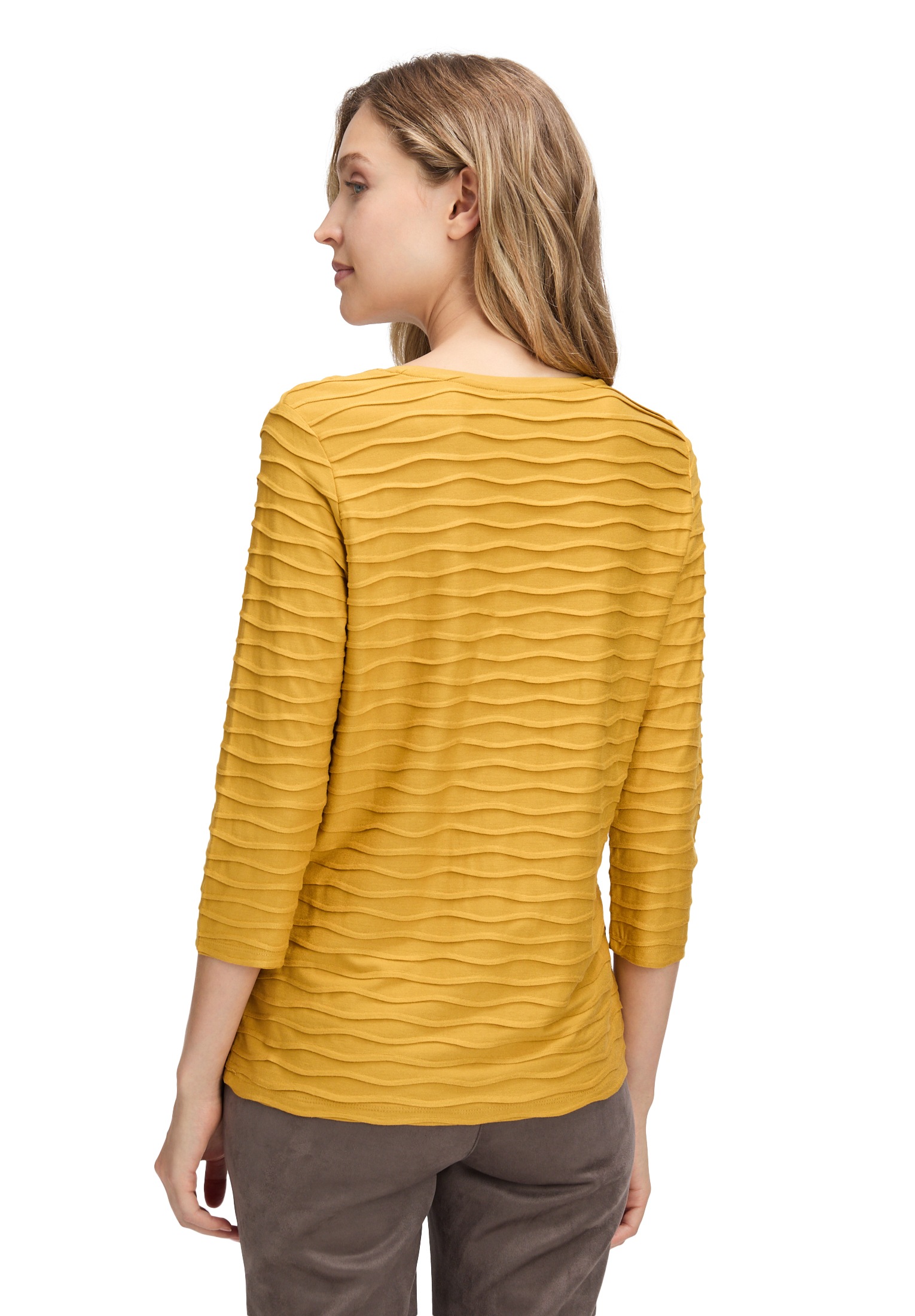 Betty Barclay Rundhalsshirt »Basic Shirt mit Wellenstruktur«