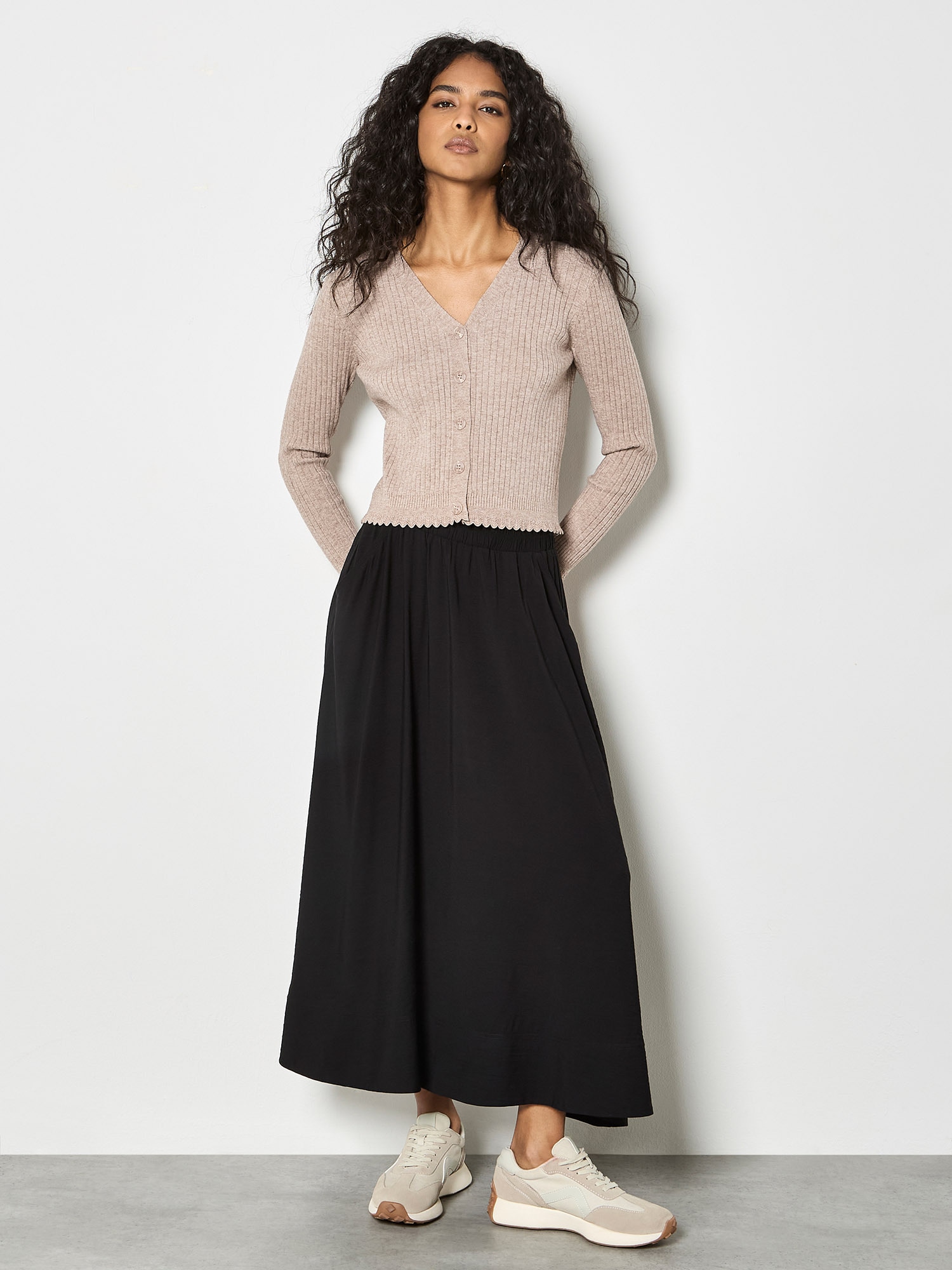Apricot Strickjacke »Strickjacke« in unifarben