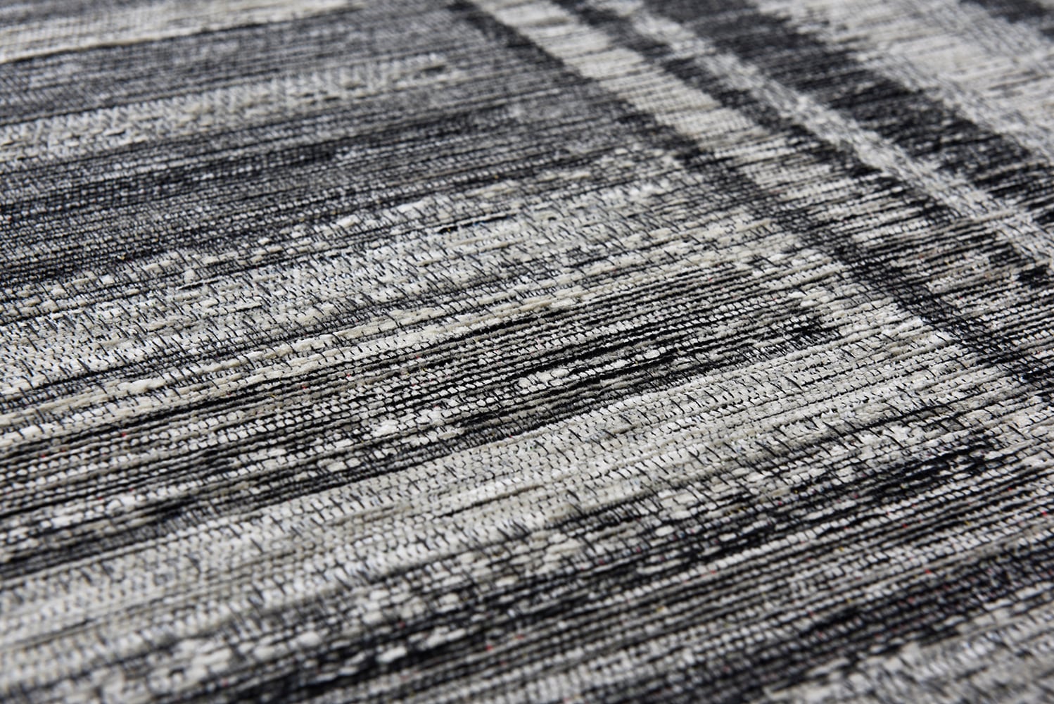 TOM TAILOR HOME Teppich »Stripy Pat«, rechteckig, 5 mm Höhe, Flachgewebe, modernes Patchworkdesign, gestreift, Chenille, Wohnzimmer