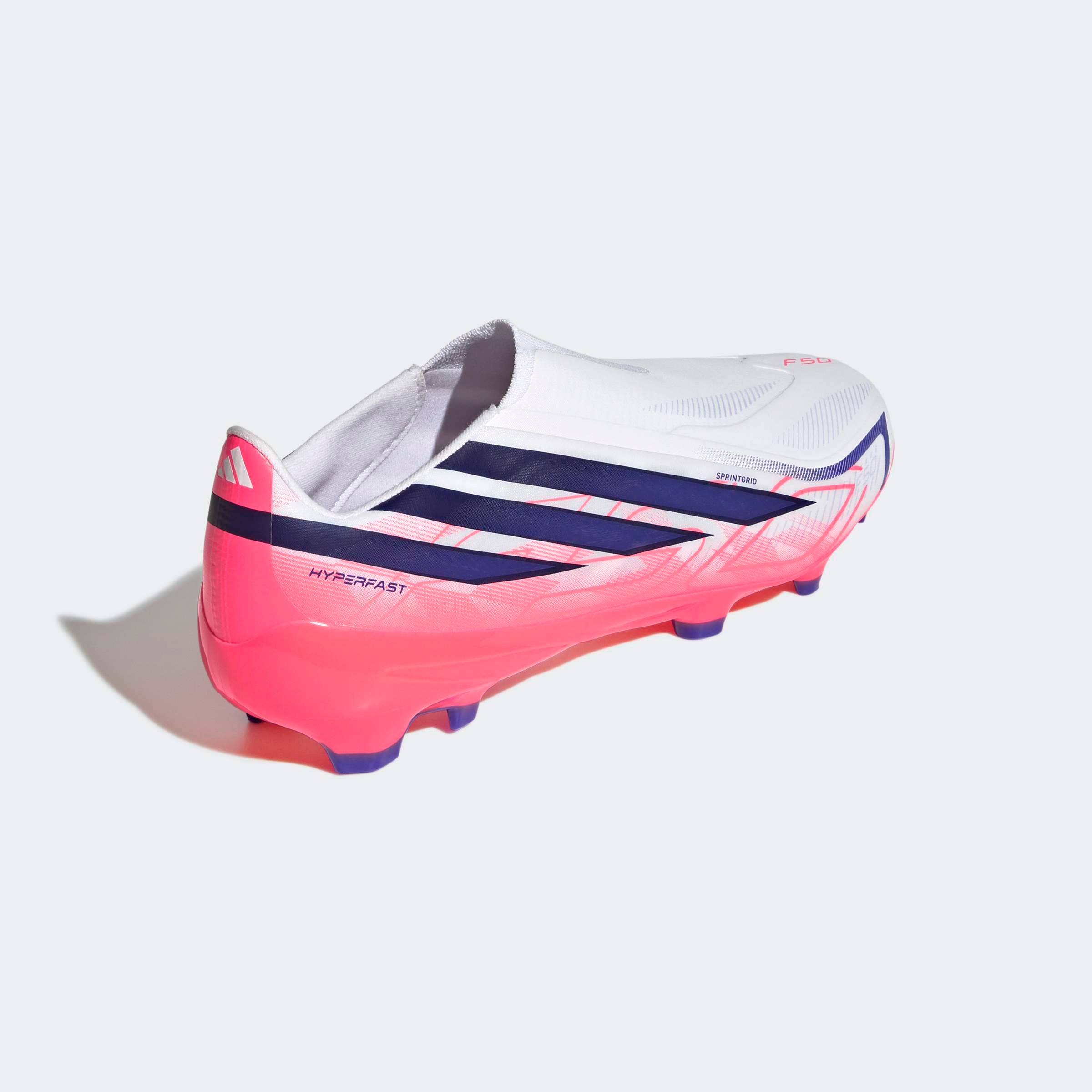 adidas Performance Fußballschuh »F50 HYPERFAST LEAGUE , NATURRASEN, OHNE SCHNÜRSENKEL«  Außensohle für Rasen und feste Böden