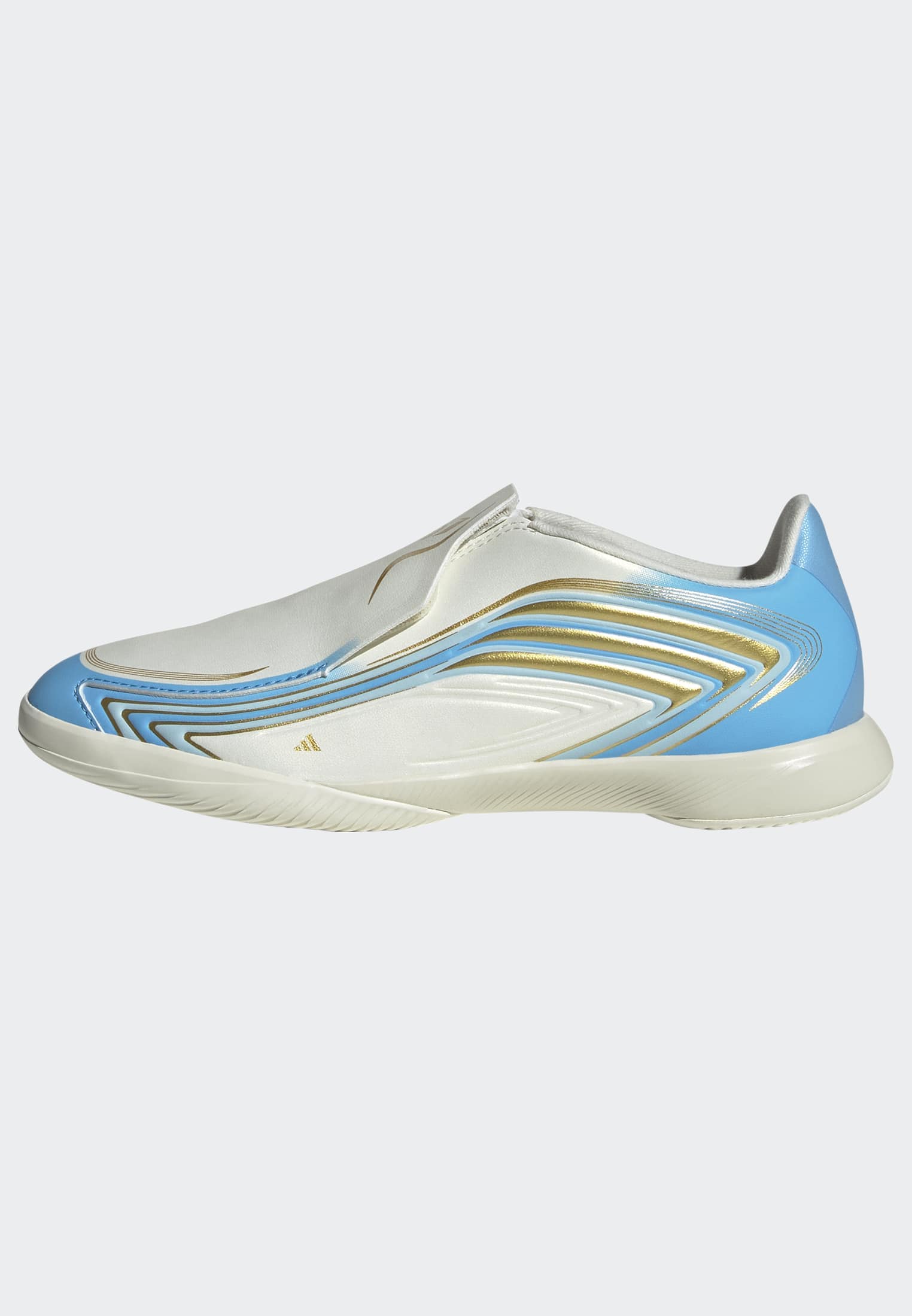 adidas Performance Fußballschuh »F50 MESSI LEAGUE KIDS , HALLENBÖDEN, OHNE SCHNÜRSENKEL«  für Hallenboden, für Jugendliche & Kinder