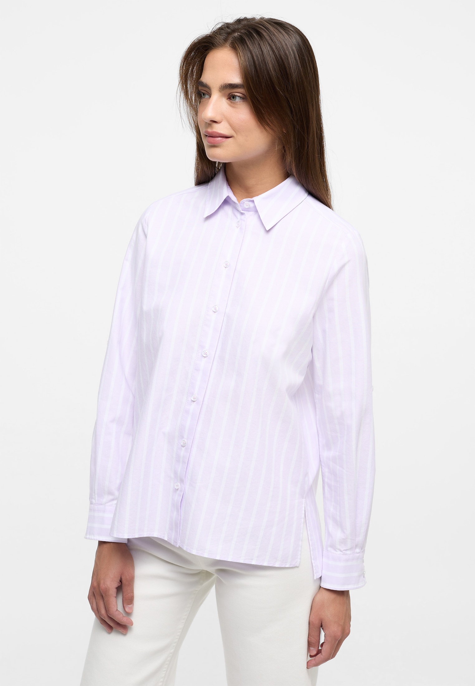 Eterna Hemdbluse »LOOSE FIT« EASY IRON (bügelleicht)