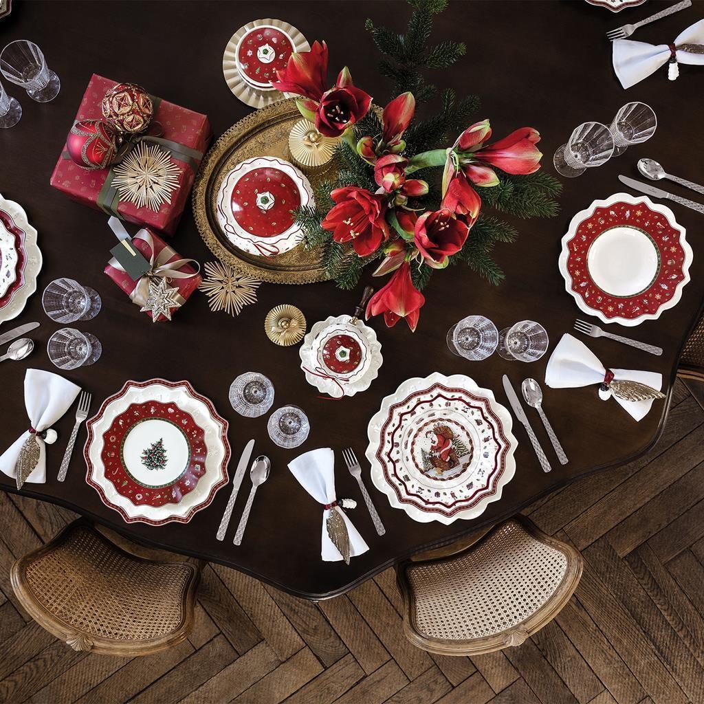 Villeroy & Boch Geschirr-Set »Kaffeeservice Toy's Delight 18er Set rot« Mikrowellengeeignet
