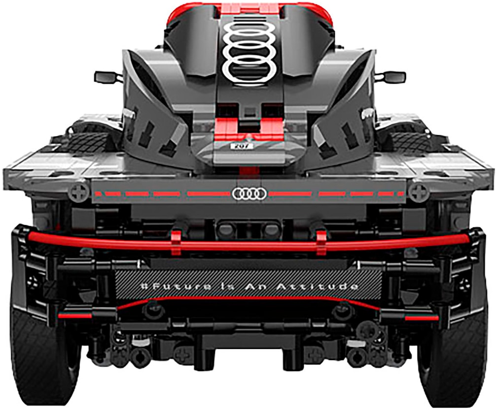 Jamara Konstruktions-Spielset »Audi RS Q e-tron 1:14 grau Bricks«, (1432 St.), im Maßstab 1:14, offiziell lizensiert