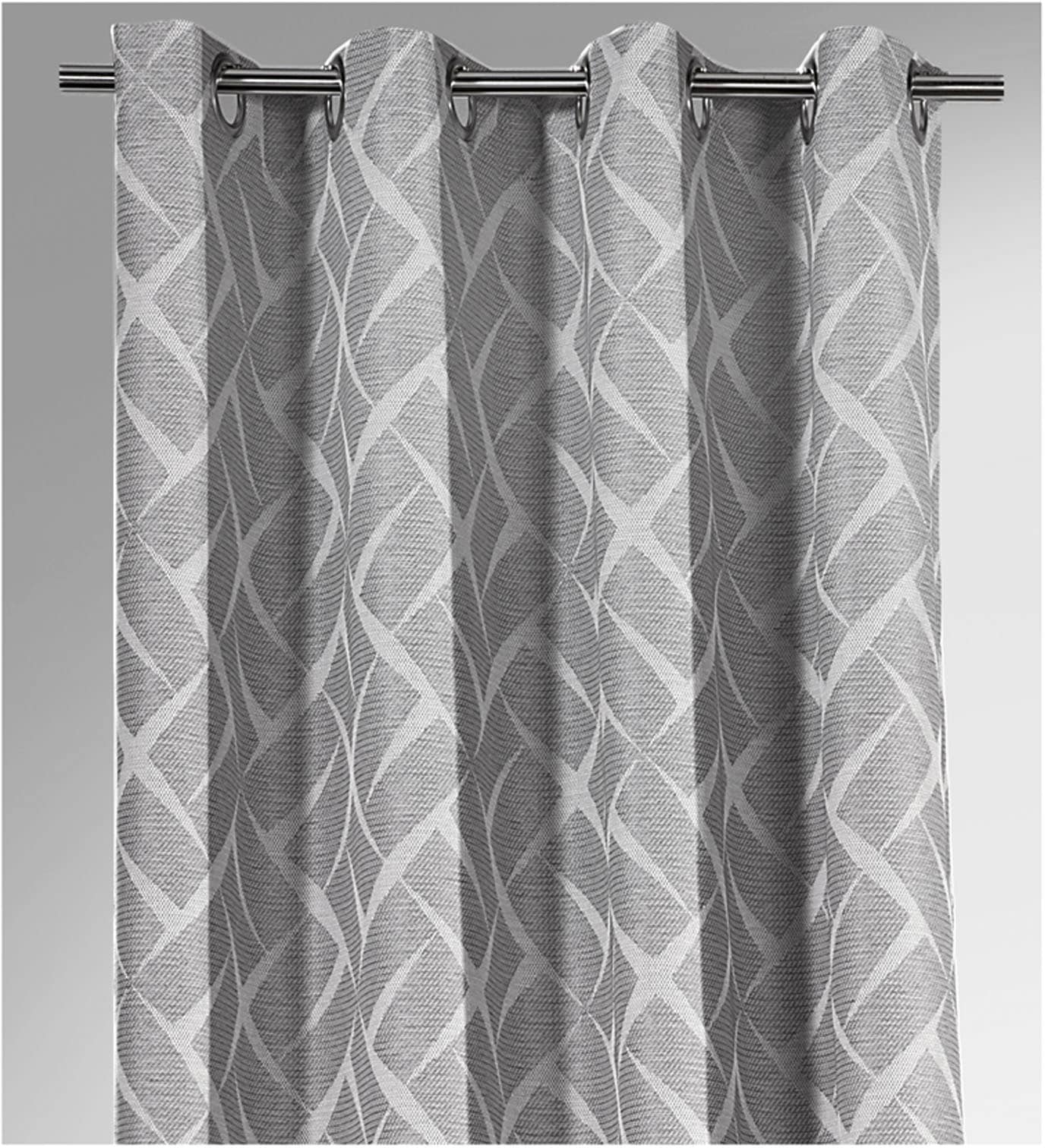Weckbrodt Vorhang »Jasper«, (1 St.), Jacquard, Ösen, toller 3D-Effekt, blickdicht, Gardine, Store