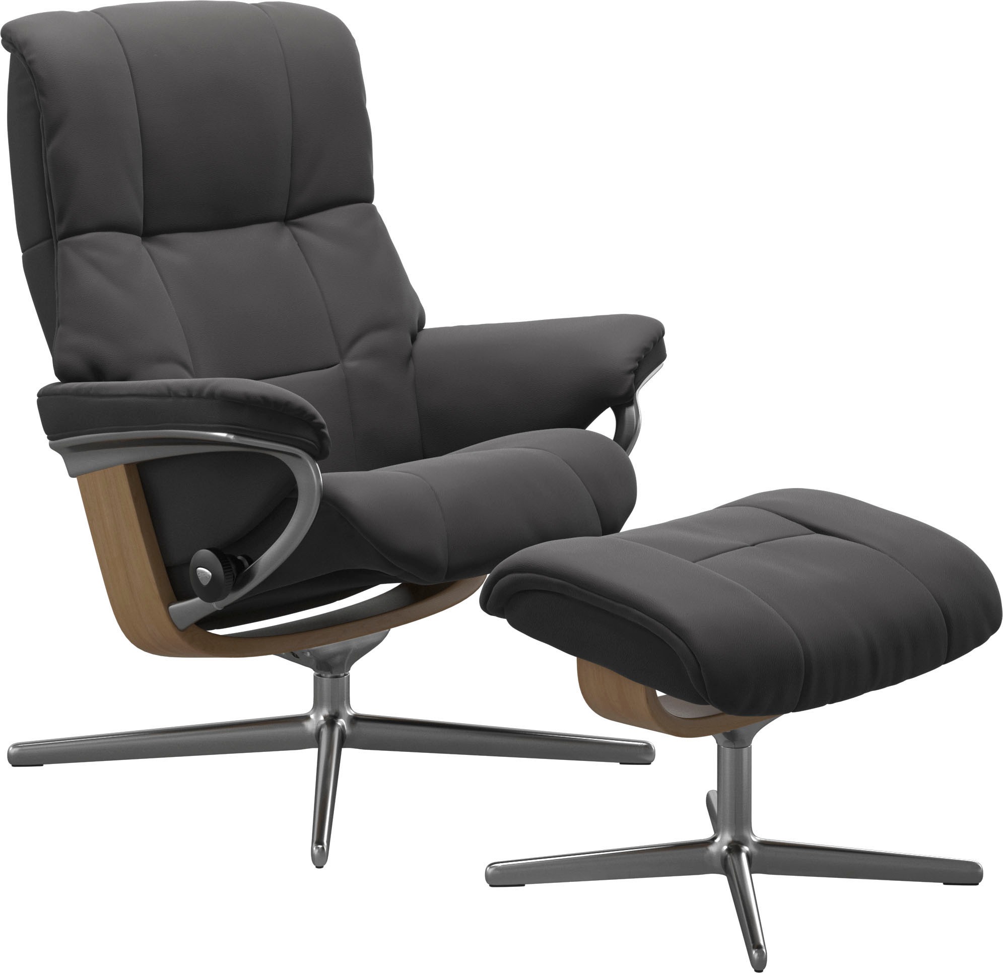 Stressless® Fußhocker »Mayfair«, mit Cross Base, Größe S, M & L, Holzakzent Eiche