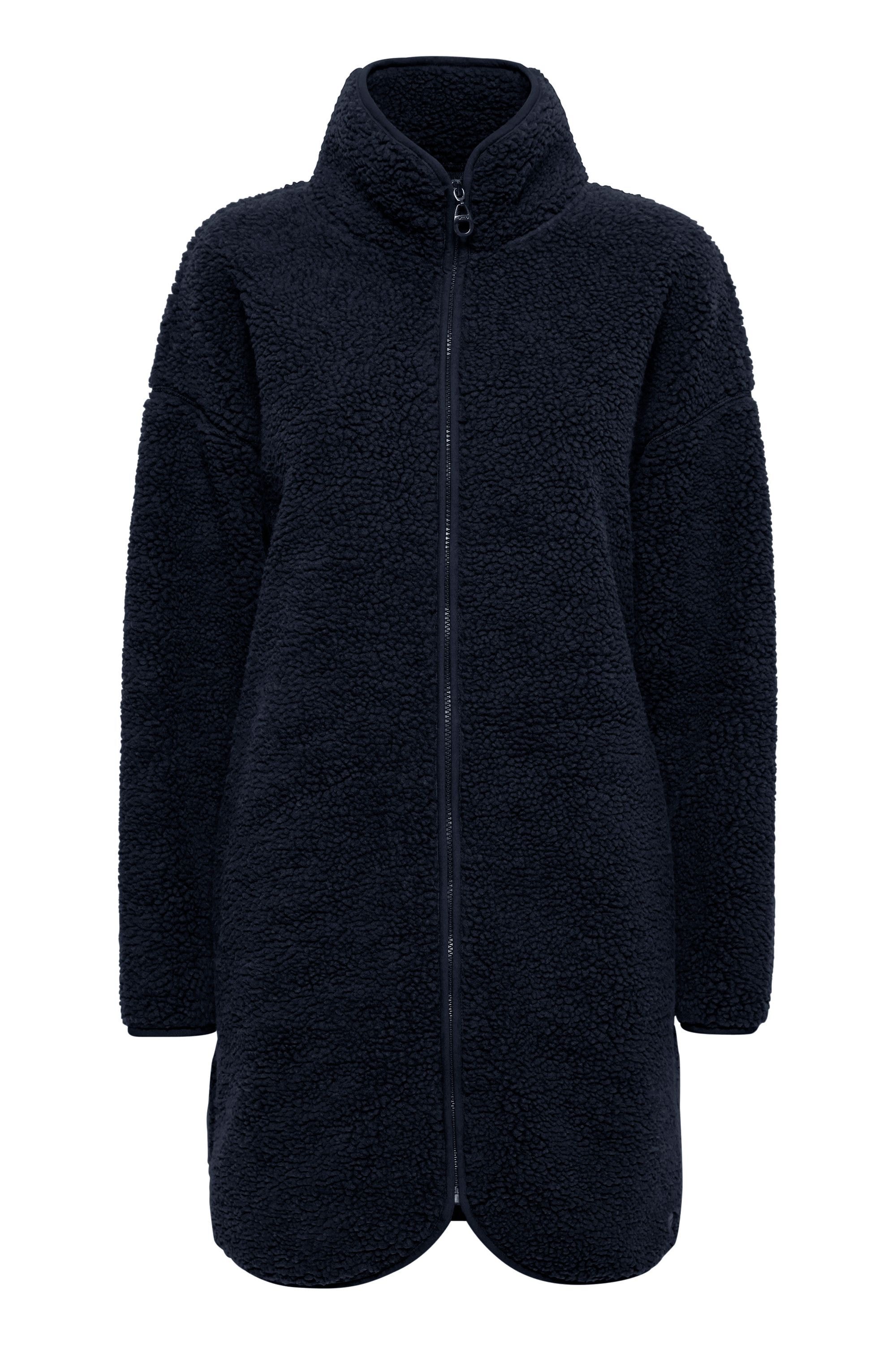 OXMO Fleecejacke »Kurzmantel OXTova«, ohne Kapuze