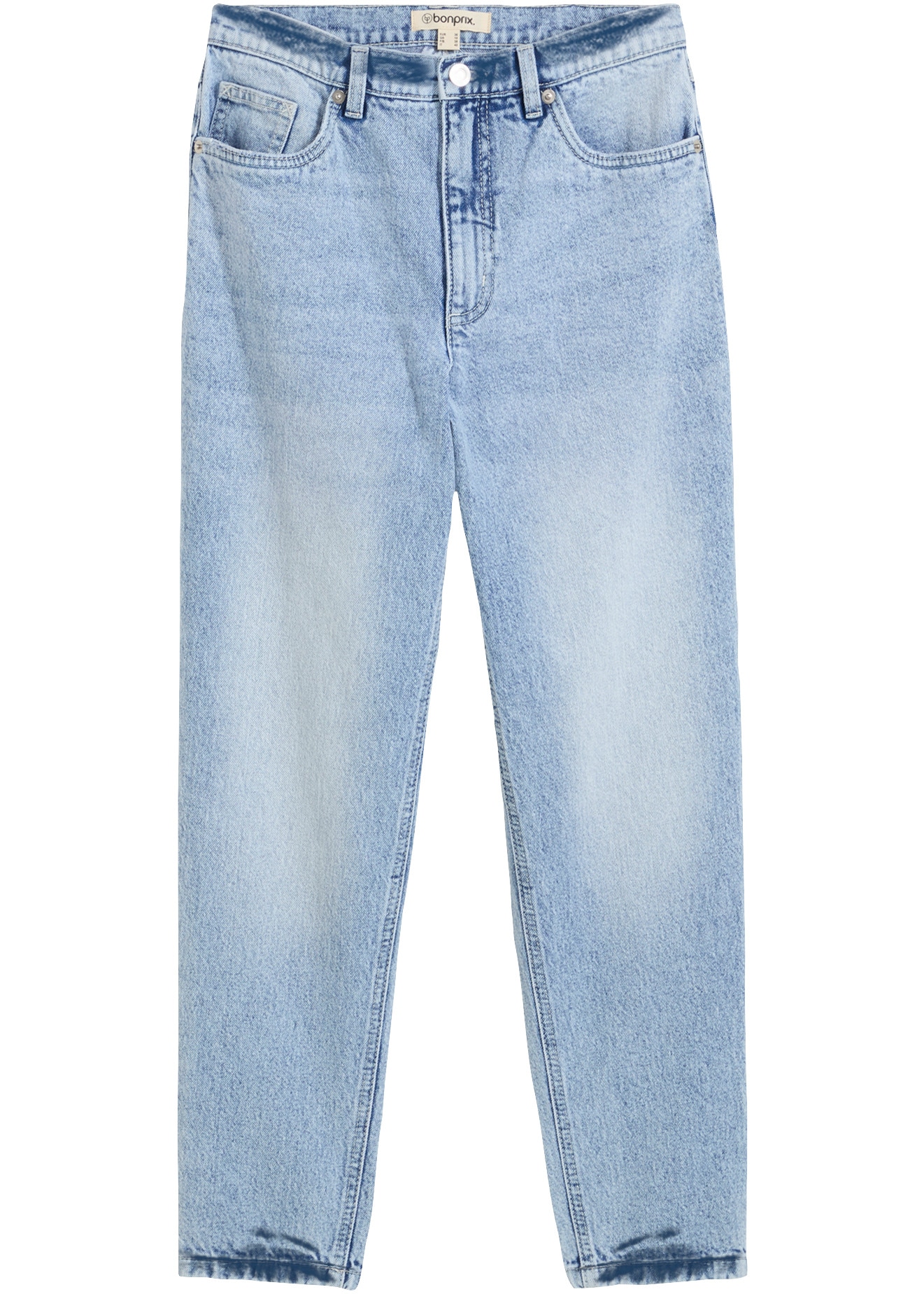 bonprix Mom-Jeans Loose Fit, Stretch-Anteil, 5-Pocket-Design